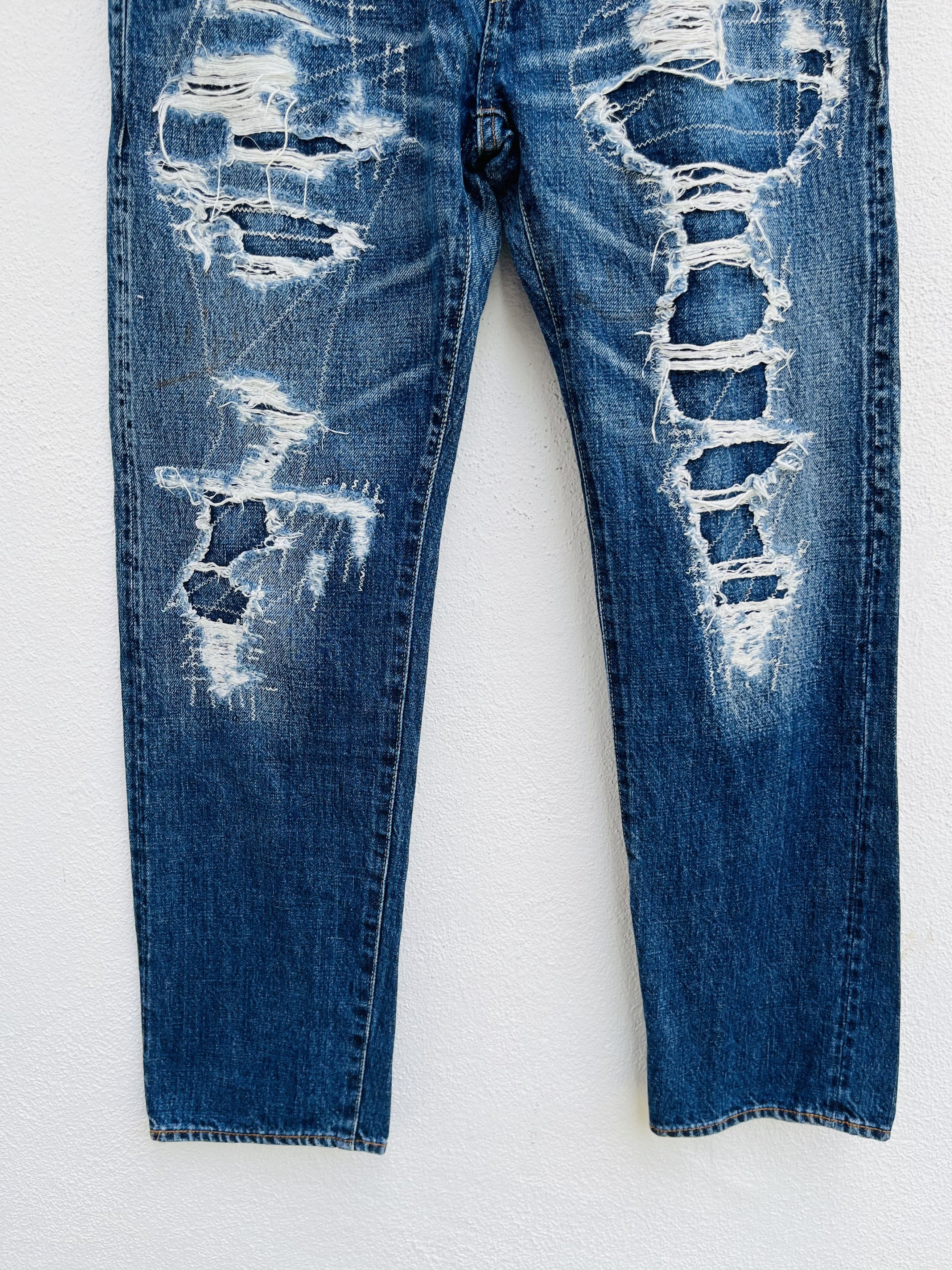 Japanese Brand × Vintage Vintage Denim & Dungaree Japanese Designer Style Size US 30 / EU 46 - 4 Thumbnail