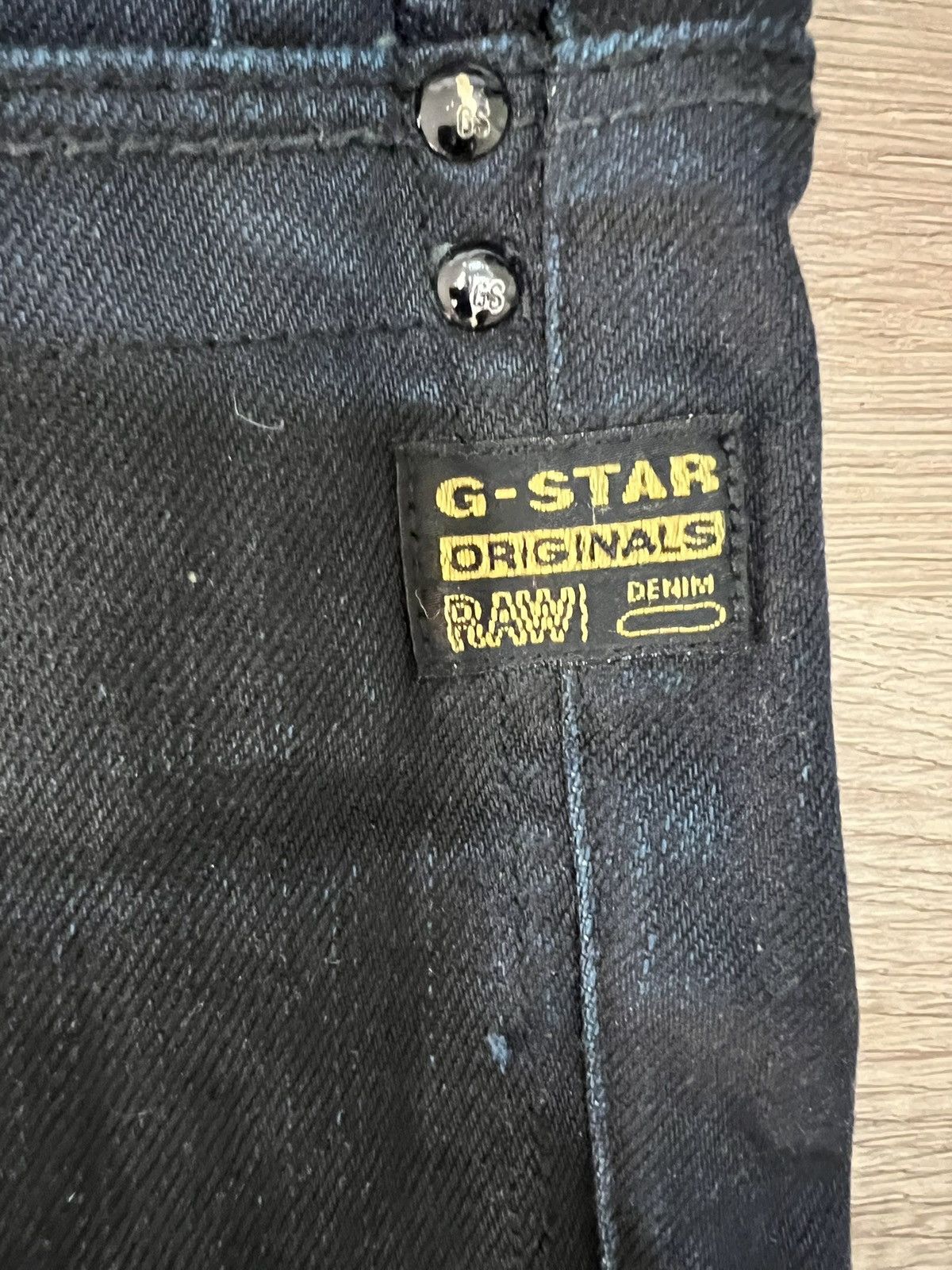 G-Star G-Star RAW Originals 3301 Coated Slim Jeans Size US 31 - 3 Thumbnail