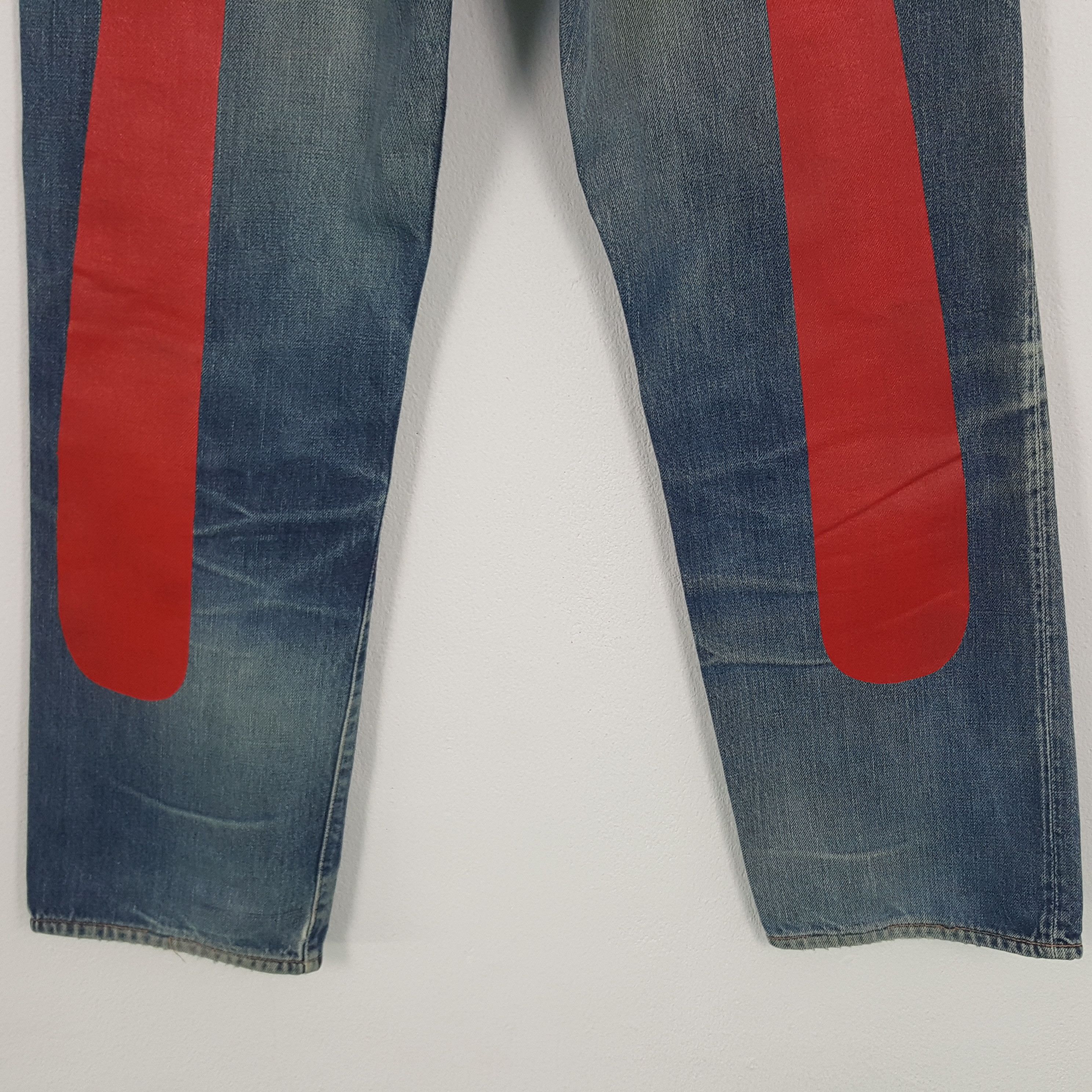 Evisu × Vintage Vintage Evisu Japan Selvedge Custom Daicock Denim Jeans Size US 27 - 3 Thumbnail