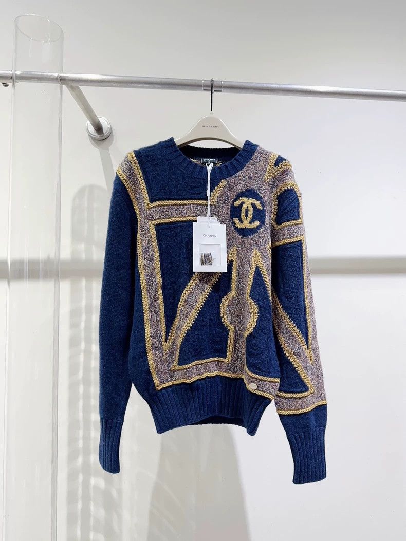 Chanel Chanel 21A Castle Series Sweater - dmc Size US M / EU 48-50 / 2 - 1 Thumbnail