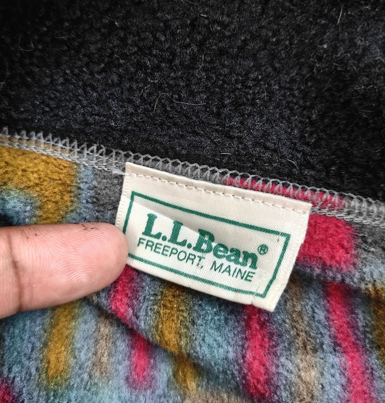 L.L. Bean Vintage L.L Bean Multicolour Printed Fleece Size US M / EU 48-50 / 2 - 5 Thumbnail