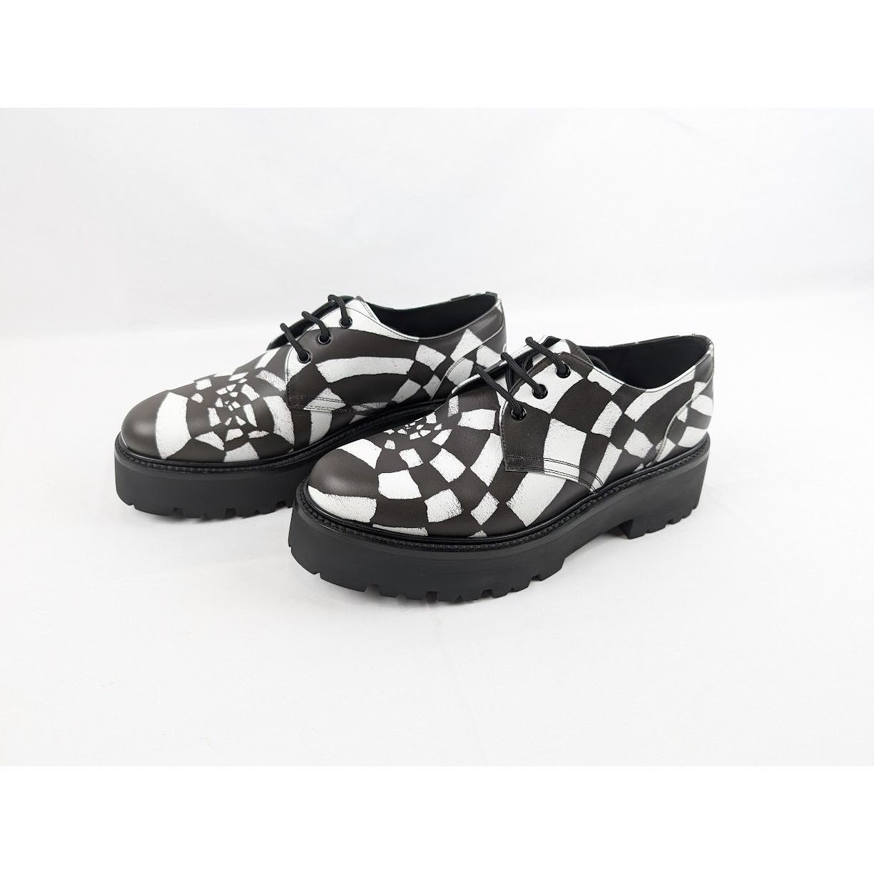 Celine o1rshd Leather Spiders Loafers in Black / White Size US 11 / EU 44 - 19 Thumbnail