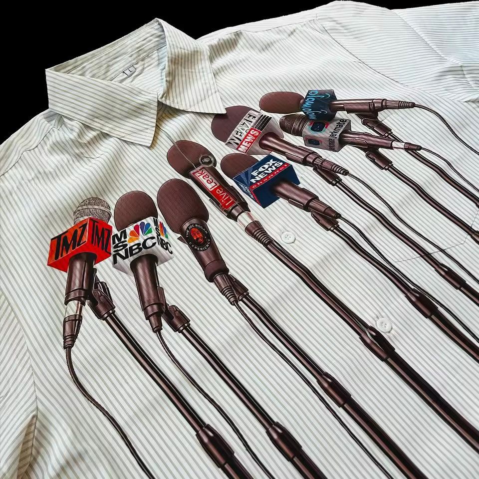 Other Retro Designer Striped Printed Summer Shirt Size US XL / EU 56 / 4 - 2 Thumbnail