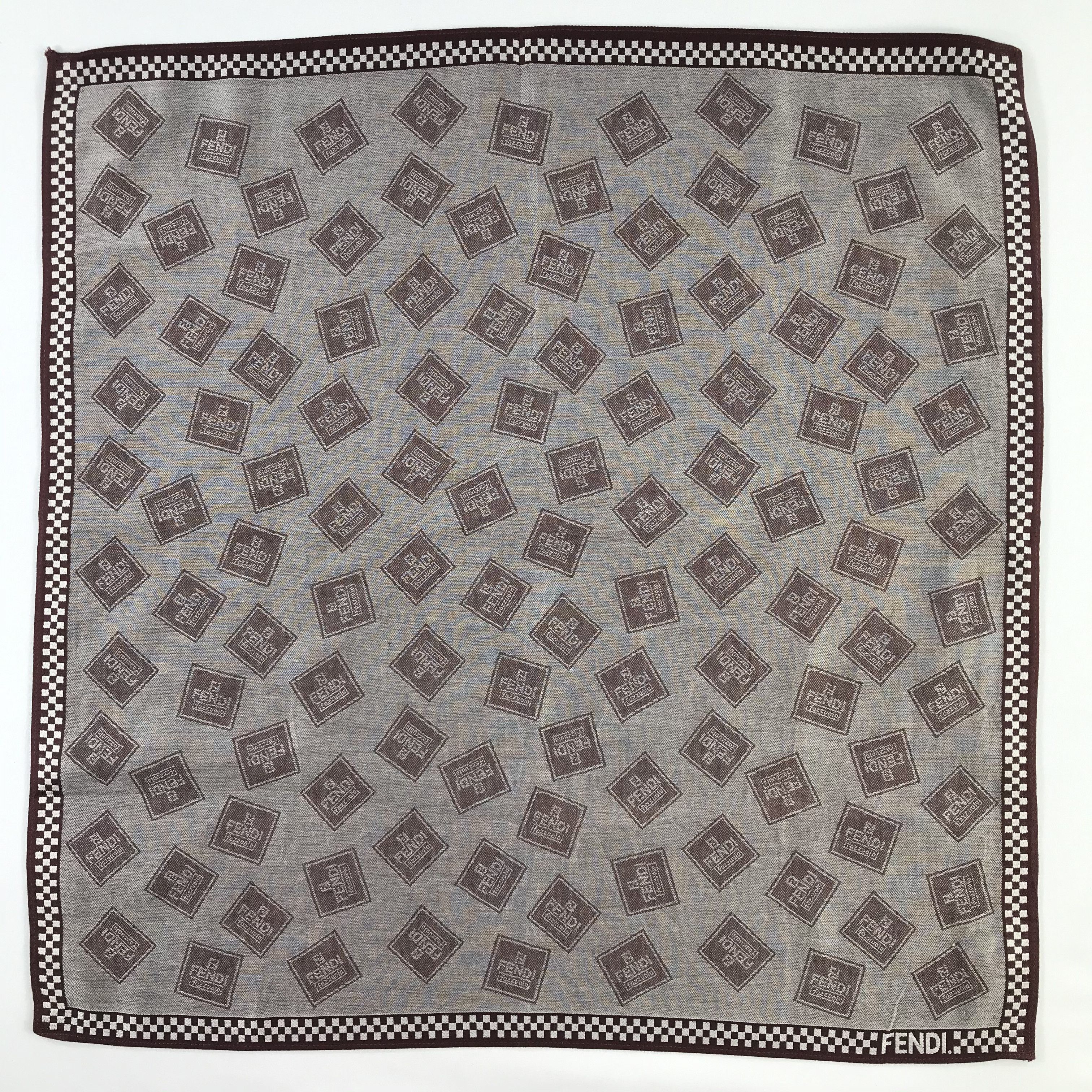 Vintage Fendi Bandana / Handkerchief / Neckerchief - S806 Size ONE SIZE - 1 Thumbnail