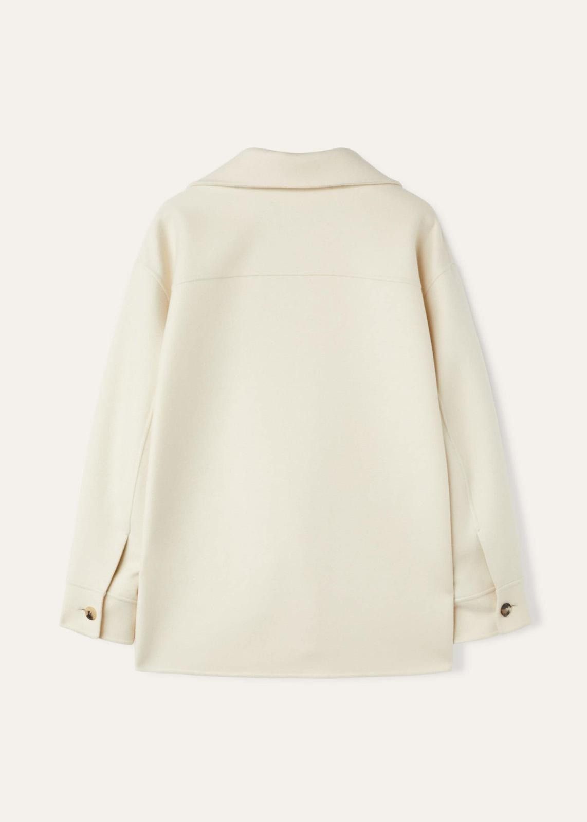 Loro Piana o1srvl11e0725 FAO6473 Jillian Over Shirt in White Size S / US 4 / IT 40 - 2 Thumbnail