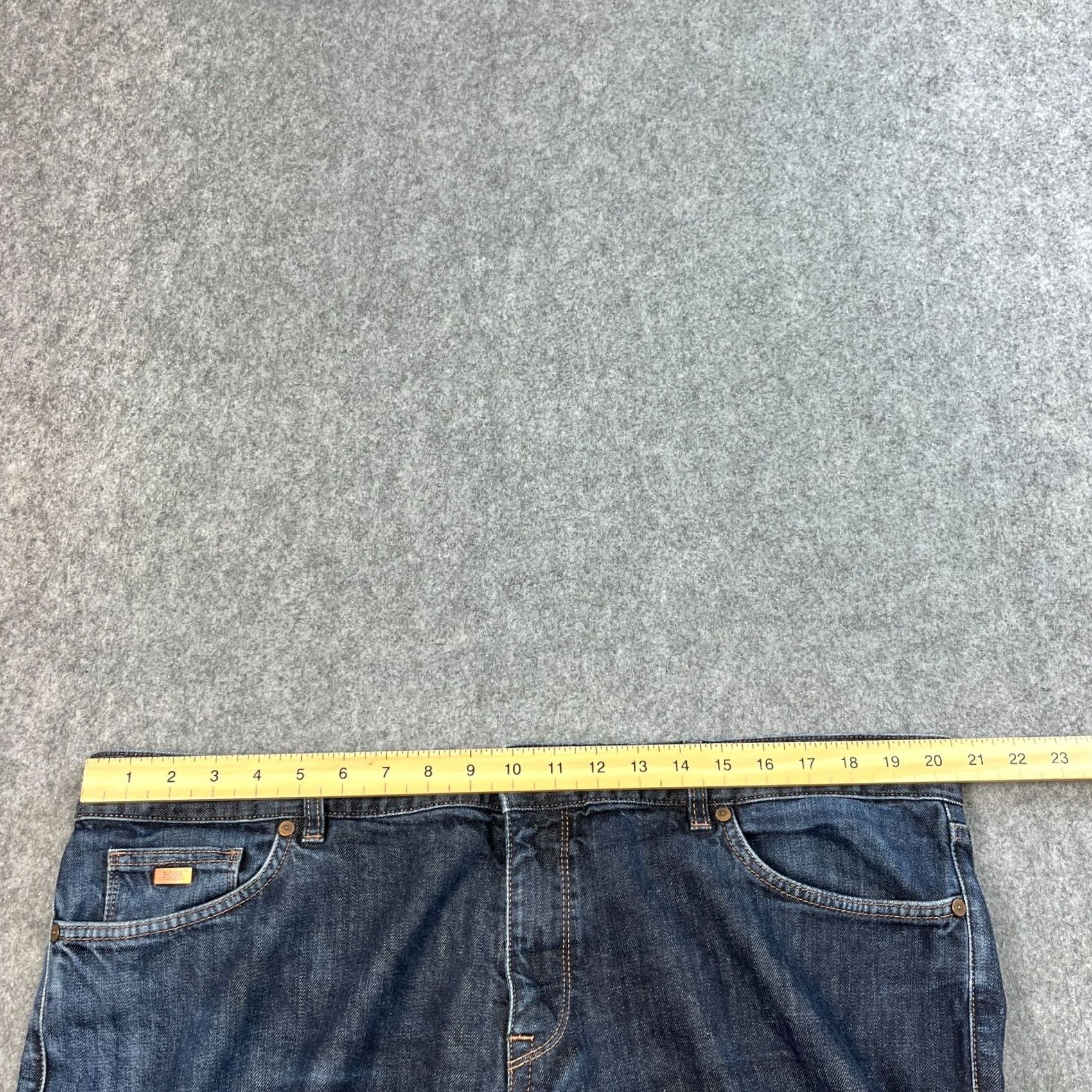Hugo Boss HUGO BOSS Jeans Maine 3 40 32 Dark Blue Stretch Regular 5-Pocket Denim Men Adult Medium? Size US 40 / EU 56 - 6 Thumbnail