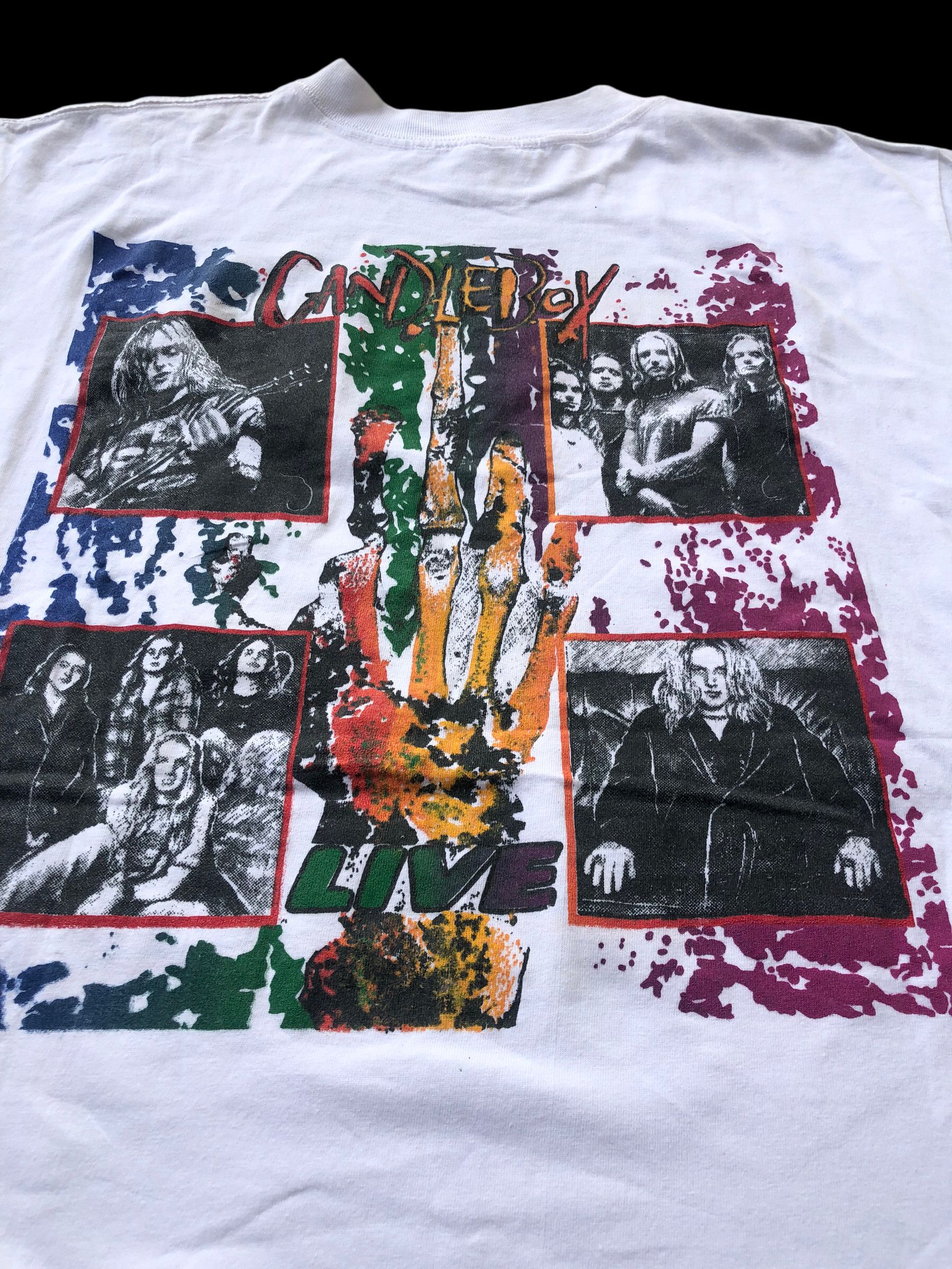 Vintage 🔥Vintage 90s CANDLEBOX Bootleg Tour Grunge Band T-Shirt Size US L / EU 52-54 / 3 - 6 Thumbnail