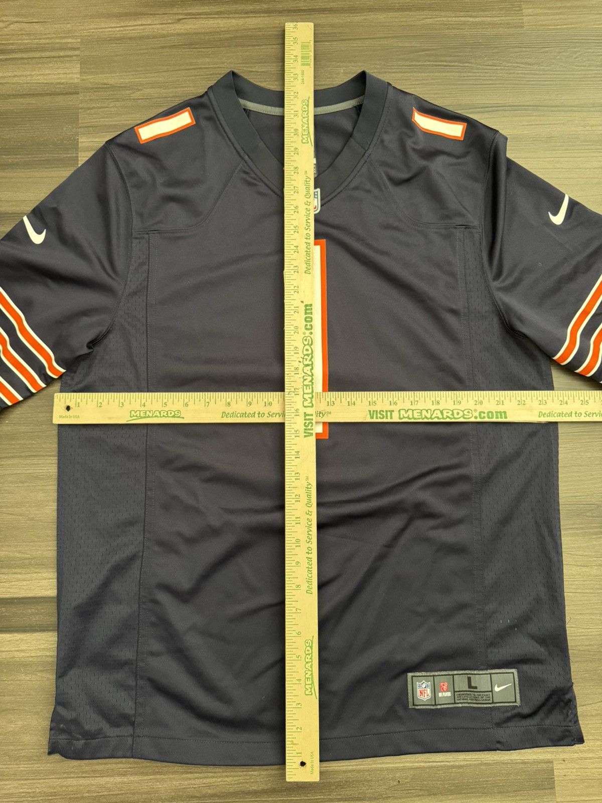 Nike Chicago Bears Justin Fields #1 Home Game Blue Jersey Size US L / EU 52-54 / 3 - 7 Thumbnail