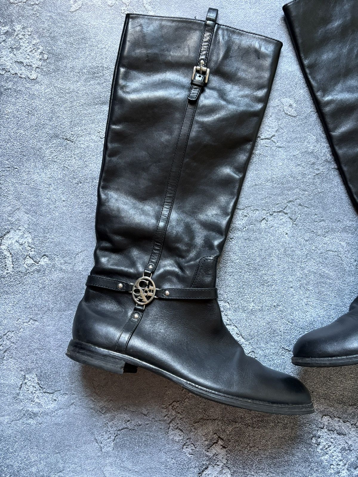 Coach Vintage Coach Luxury Women’s Leather Riding Boots Size EU 39 Size US 8.5 / IT 38.5 - 3 Thumbnail