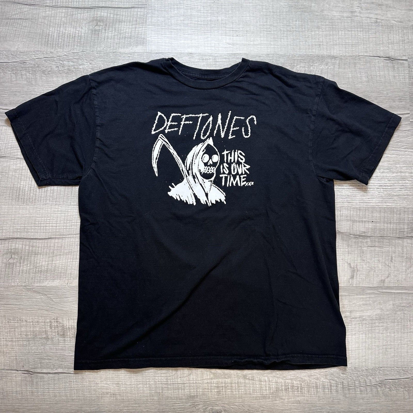 Band Tees Deftones Band Tee Grim Reaper This Is Our Time Numetal XL Size US XL / EU 56 / 4 - 1 Thumbnail