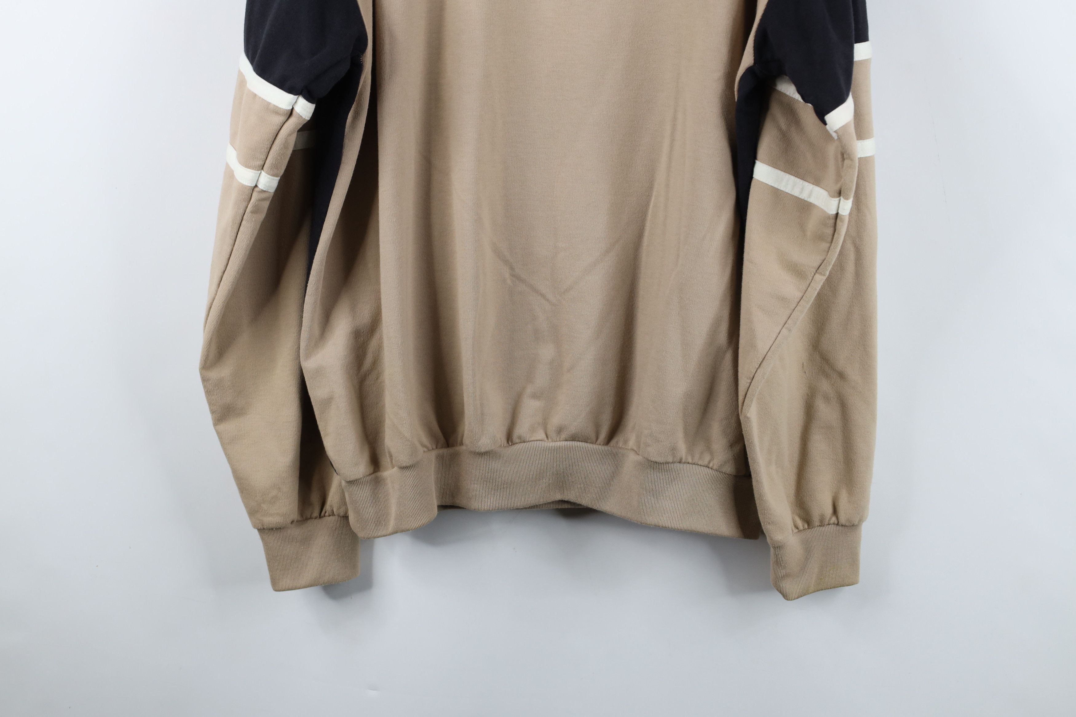 Vintage Vintage 90s Streetwear Block Panel Long Sleeve Pullover Polo Size US L / EU 52-54 / 3 - 14 Thumbnail