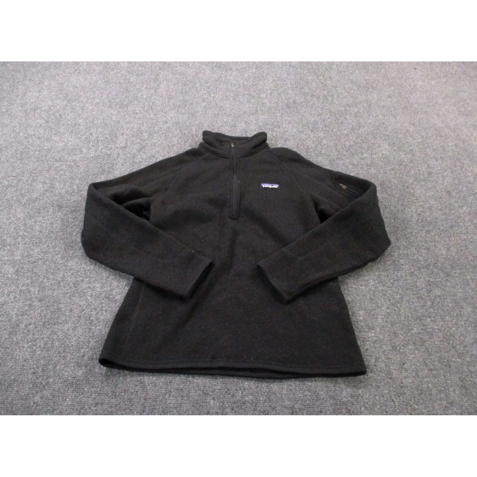 Patagonia Patagonia Jacket Womens M Better Sweater Jacket Windbreaker Outdoor Hiking Black 1/4 Zip Pockets Thermal Windproof Winter Fall Womens Size M / US 6-8 / IT 42-44 - 2 Thumbnail
