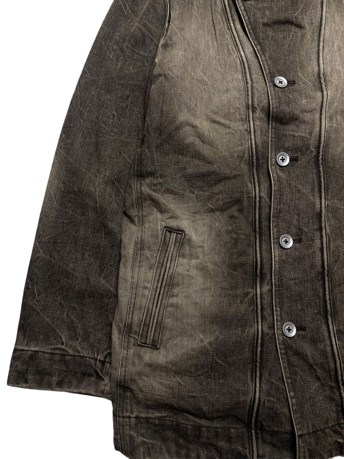If Six Was Nine 1990s Jun Men - Mud Wash Denim Jacket Size US L / EU 52-54 / 3 - 4 Thumbnail