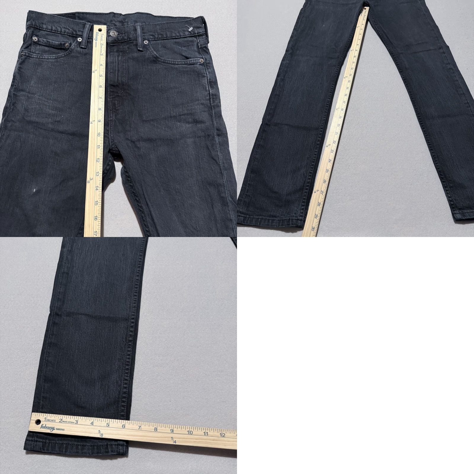 Levi's Levi’s Slim Fit Straight Jeans Mens Blue Denim Mid Rise 32x32 5-Pocket Design Denim Jeans Blue Men Size US 32 / EU 48 - 9 Thumbnail