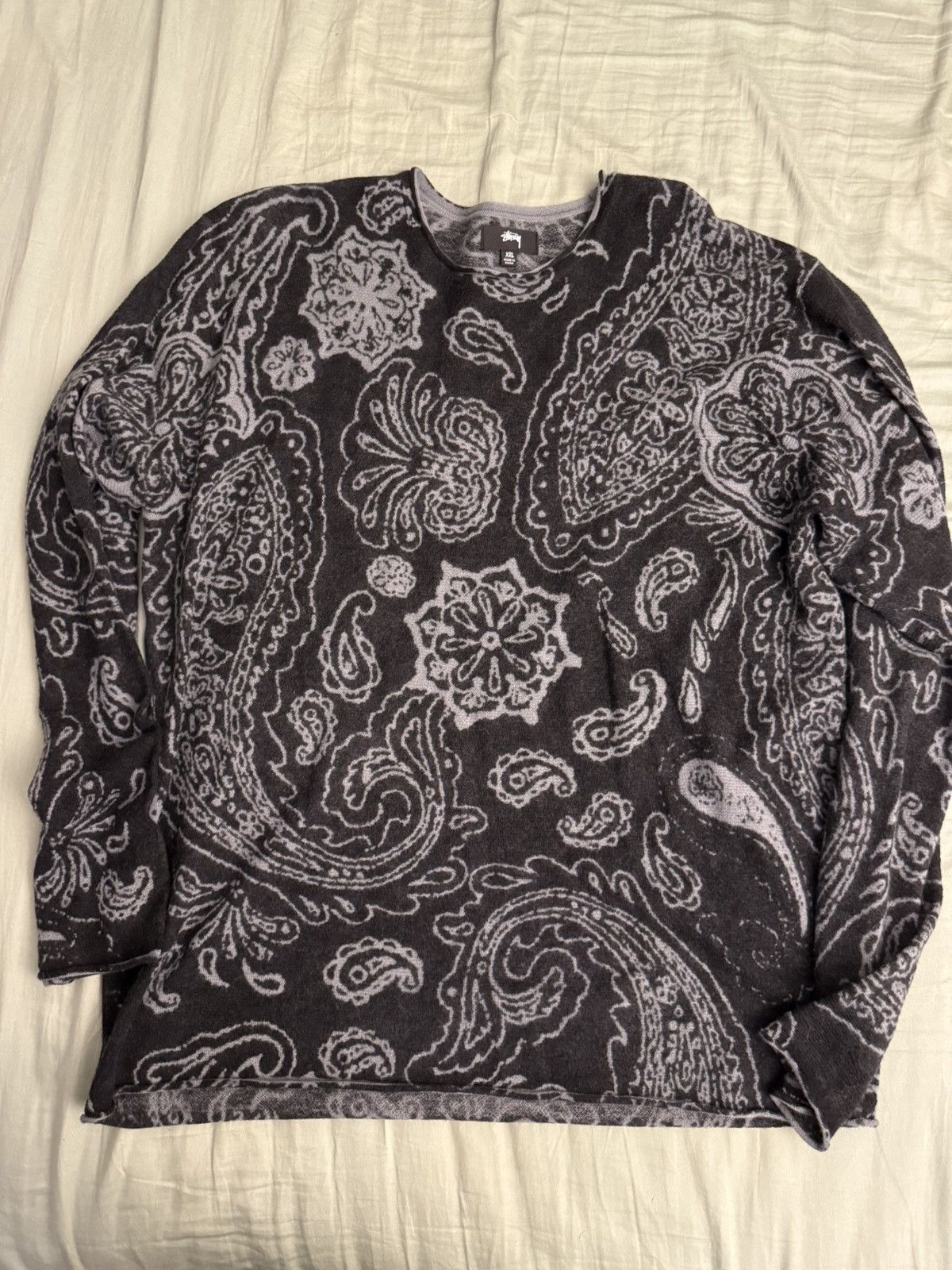 Stussy Stussy Paisley Crewneck Sweater Size US XXL / EU 58 / 5 - 1 Thumbnail