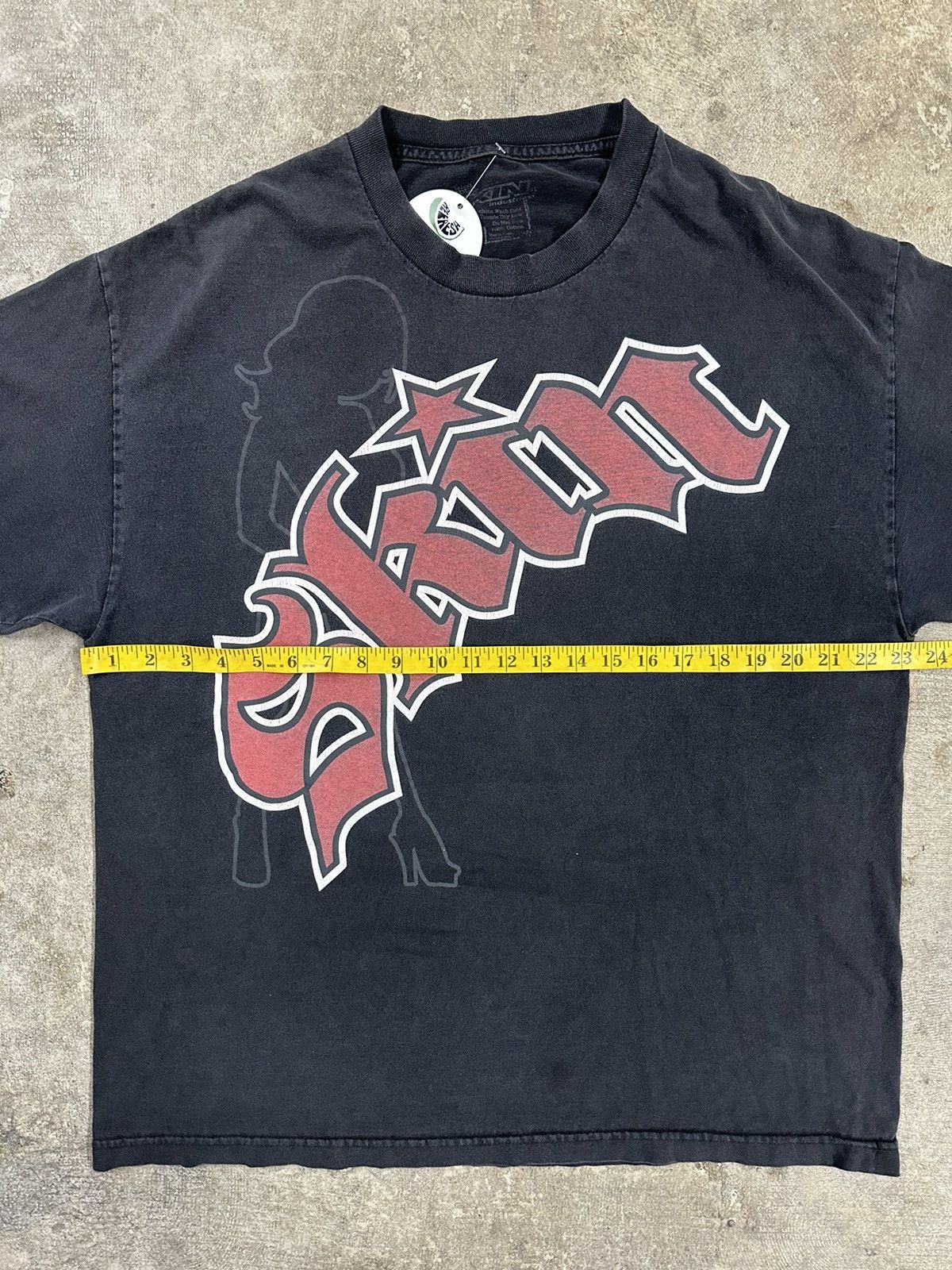 Affliction Crazy Y2K Skin Industries Big Print Logo T-Shirt Size US XL / EU 56 / 4 - 10 Thumbnail