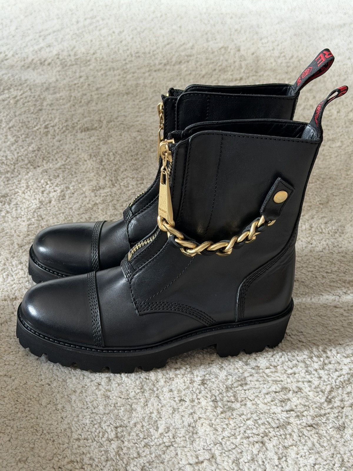 Zadig & Voltaire Zadig & Voltaire Joe Cecilia Combat Boots — Black Leather Size US 6.5 / IT 36.5 - 4 Thumbnail