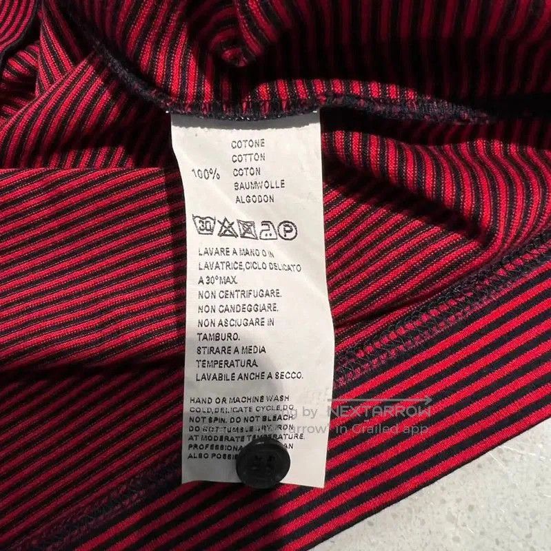 Moschino Moschino Men's Summer Striped Polo Shirt . Size US M / EU 48-50 / 2 - 2 Thumbnail