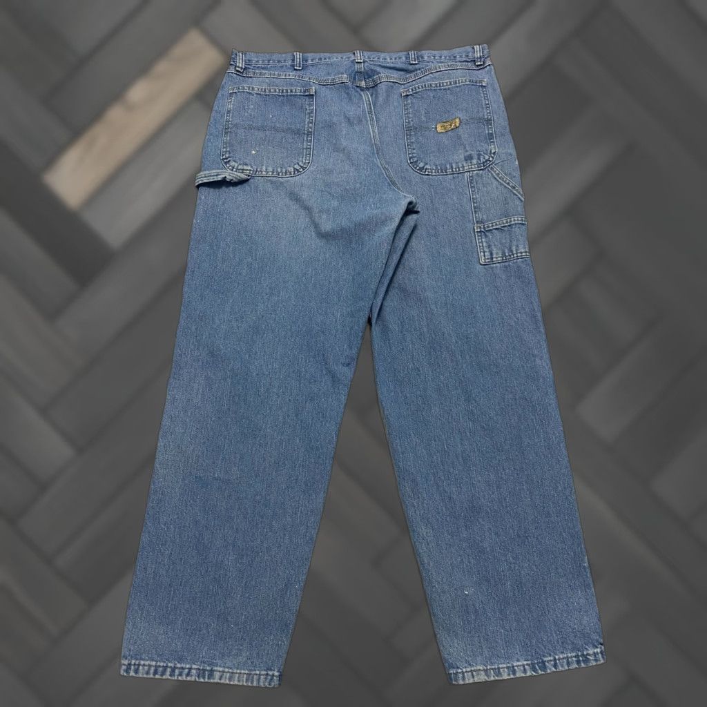 Wrangler VINTAGE Wrangler Hero Carpenter Jeans Mens 40x32 Blue Straight Wide Leg - Wrangler Hero Carpenter Jeans Mens 40x32 Blue Straight Wide Leg Size US 40 / EU 56 - 1 Thumbnail