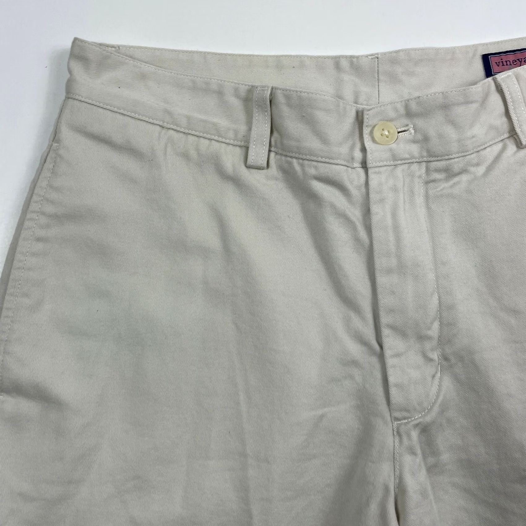Vineyard Vines Vineyard Vines Shorts Men's 32x8 Golf Chino Flat Front Casual Outdoor Beige Size US 32 / EU 48 - 2 Thumbnail