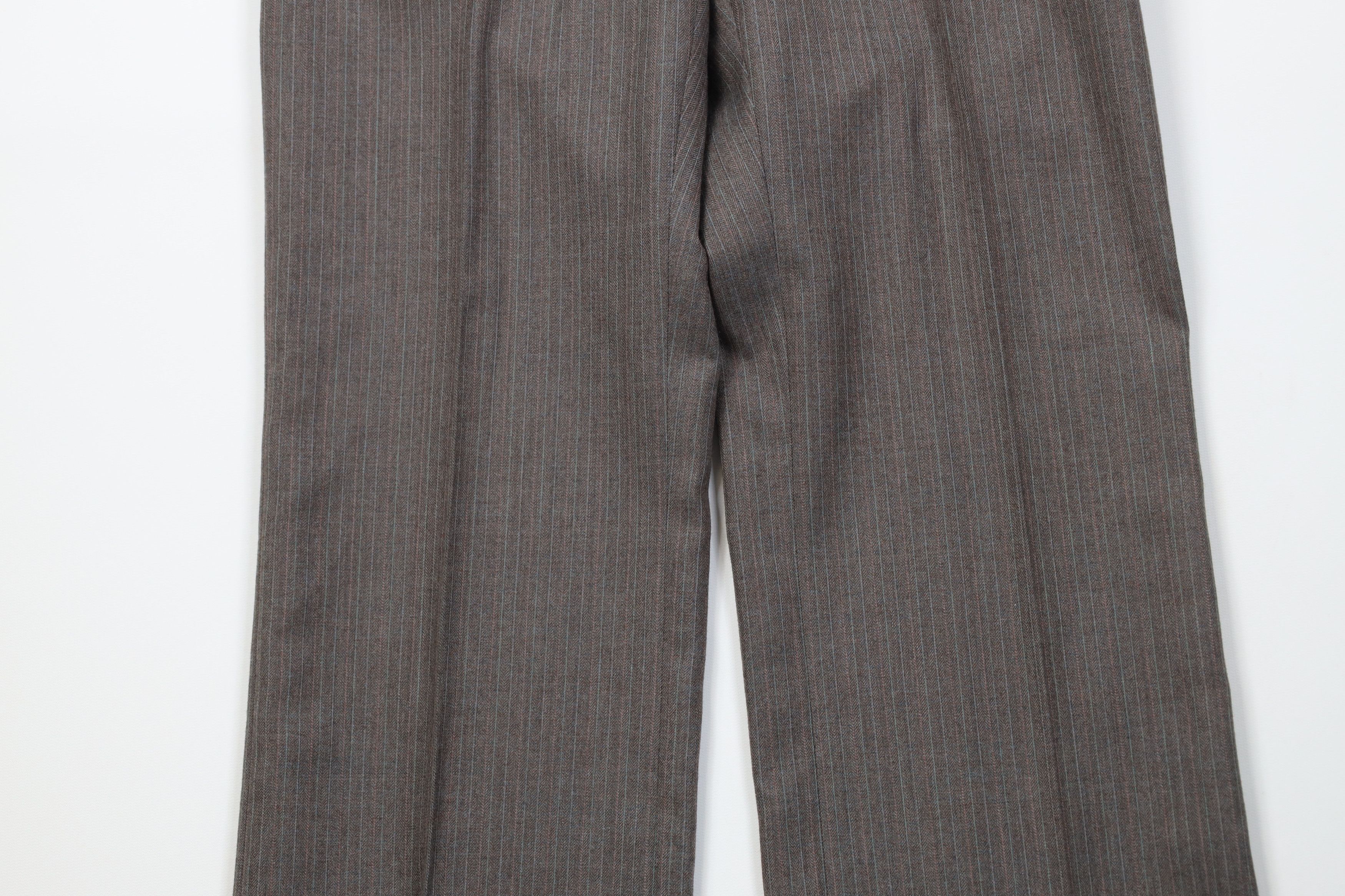 Vintage Vintage 60s 70s Streetwear Pinstriped Wide Leg Pants USA Size US 29 - 3 Thumbnail
