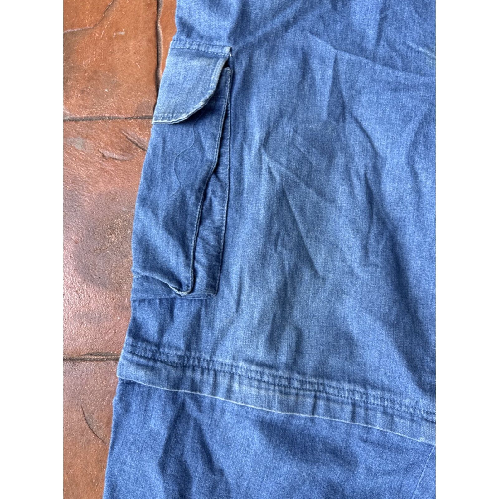 Vintage VINTAGE Julian Marcuir Motorcycle Cargo Jeans 38x28 Zip-Off Convertible Pants Size US 38 / EU 54 - 5 Thumbnail