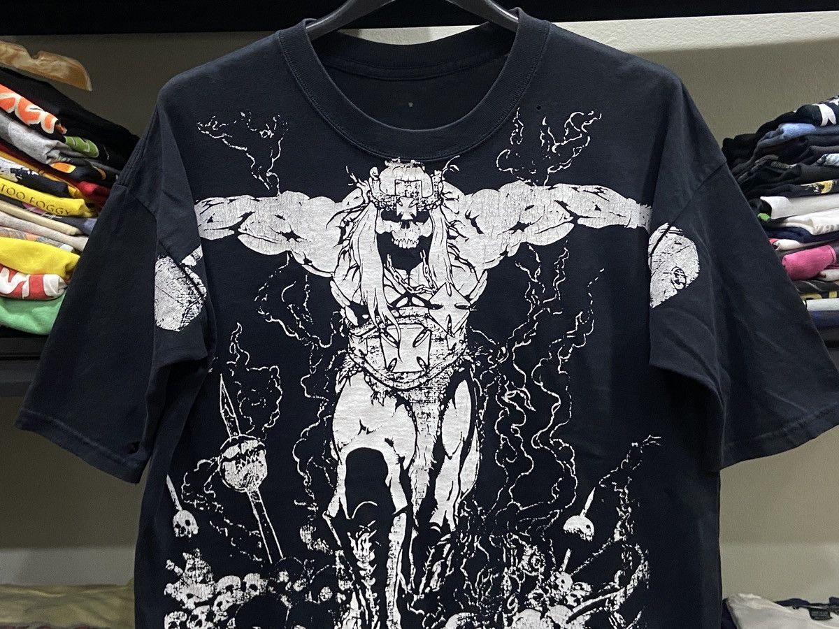 Vintage × WWF Y2K 00s WWF Wrestling WCW Undertaker T-Shirt Size US L / EU 52-54 / 3 - 2 Thumbnail