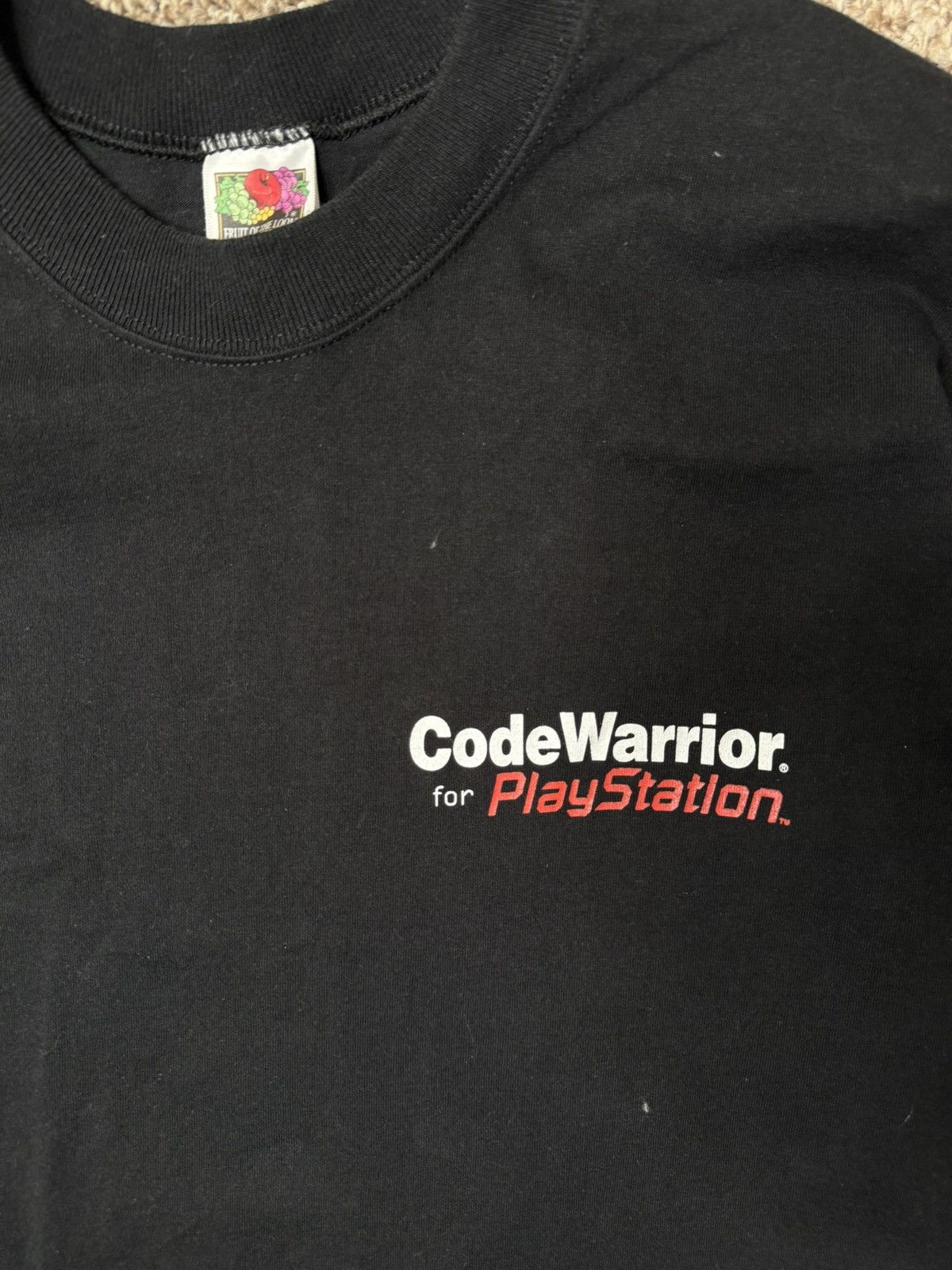 Fruit Of The Loom Vintage PlayStation CodeWarrior Developer T-Shirt L Rare 90s Size US L / EU 52-54 / 3 - 3 Thumbnail