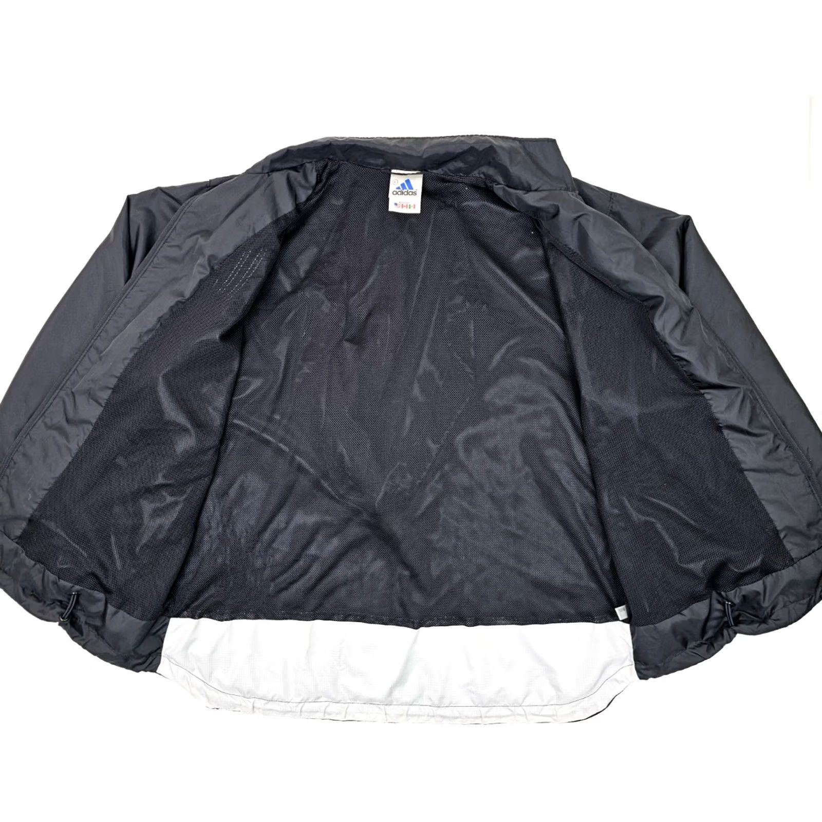 Adidas VINTAGE adidas Climalite Full Zip 90s/Y2K Windbreaker Jacket Men L Black EUC Size US L / EU 52-54 / 3 - 6 Thumbnail