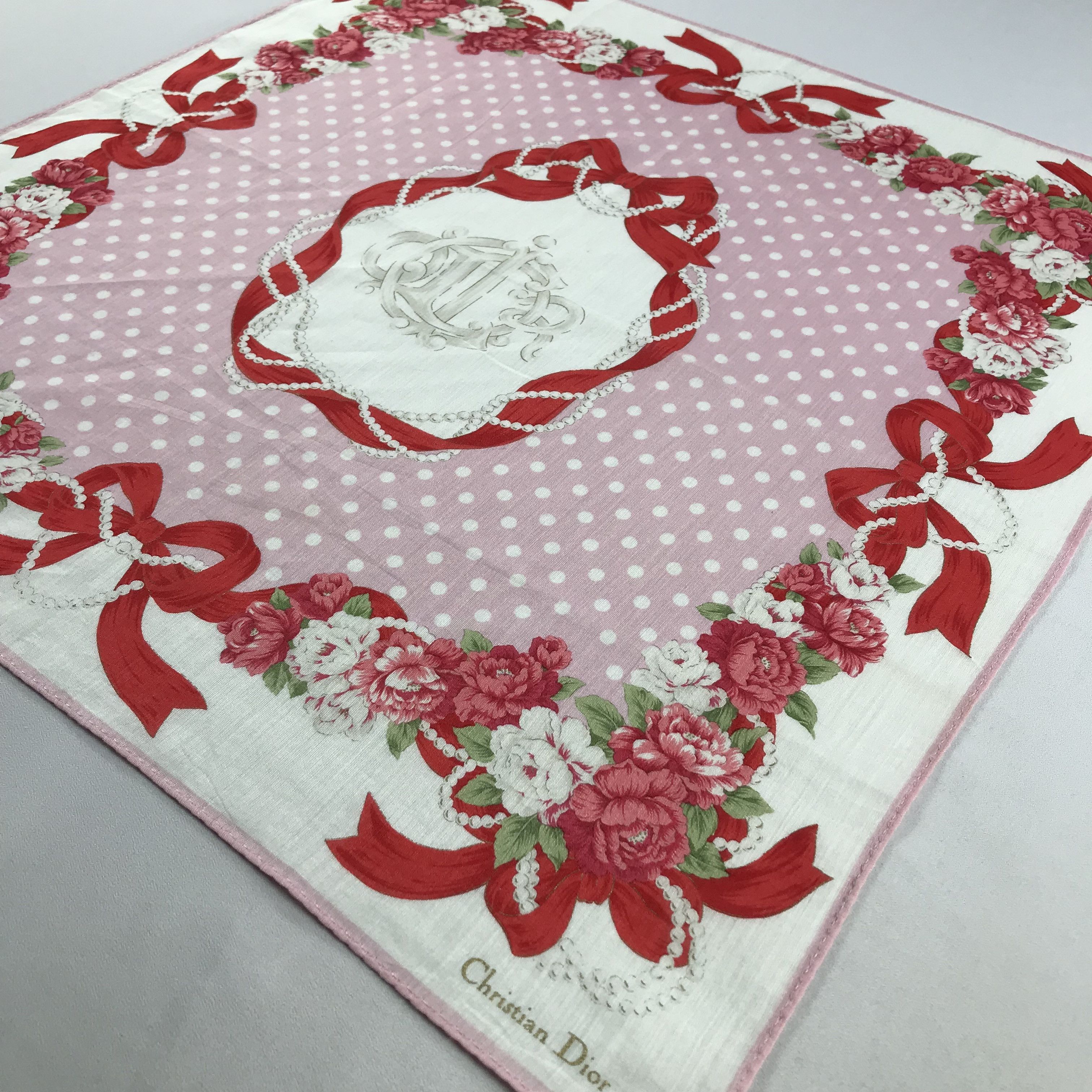 Vintage ChrisTIAN DIor Handkerchief / Bandana / Neckerchief C Size ONE SIZE - 4 Thumbnail