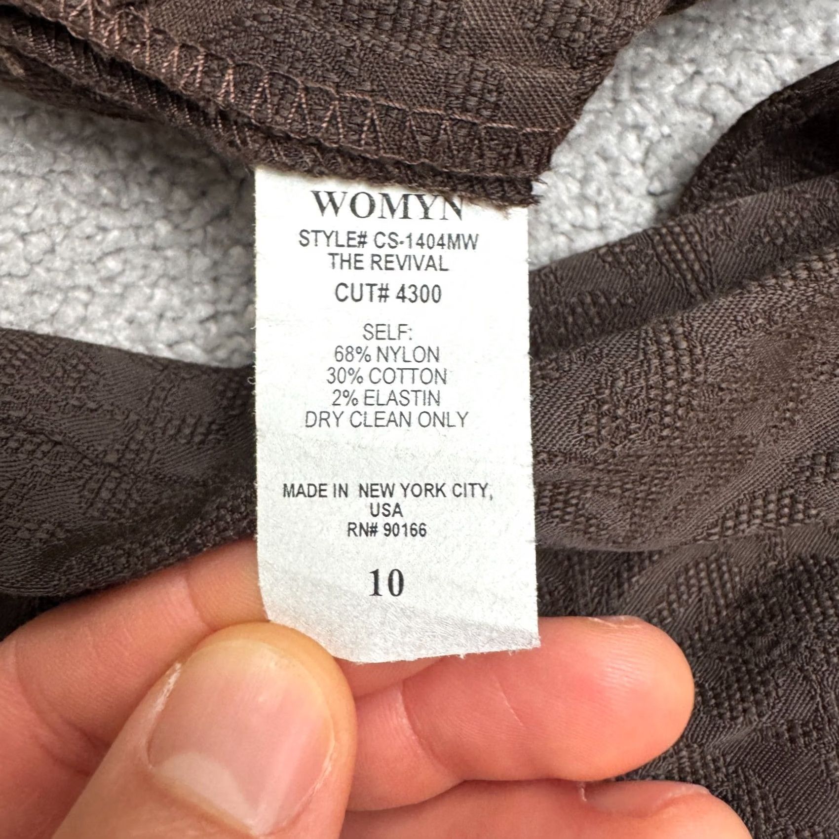 Vintage Womyn Dress Pants Flared Jacquard High Rise Brown Argyle Diamond 10 Women's Pants Size 32" / US 10 / IT 46 - 7 Thumbnail
