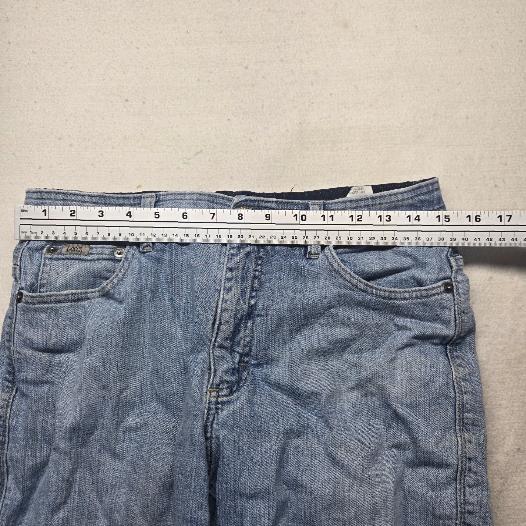 Lee Lee Jeans Women's Boot Cut Denim Pants Medium Wash Stretch Comfort Waist Size 12 Size 34" / US 12 / IT 48 - 5 Thumbnail
