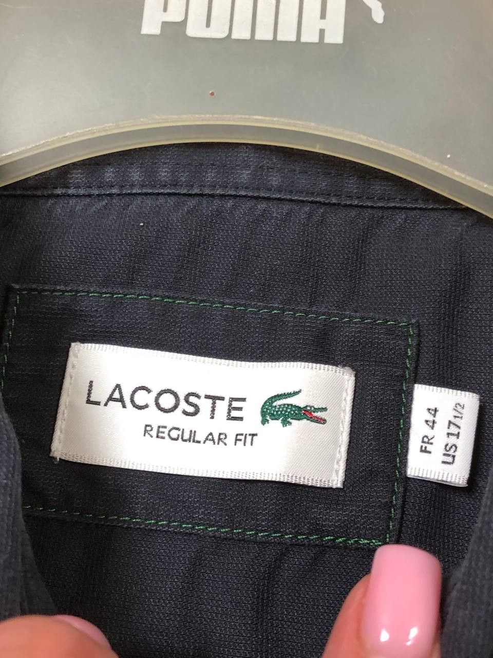 Lacoste Vintage Lacoste shirt black logo streetwear Y2K Size US S / EU 44-46 / 1 - 2 Thumbnail