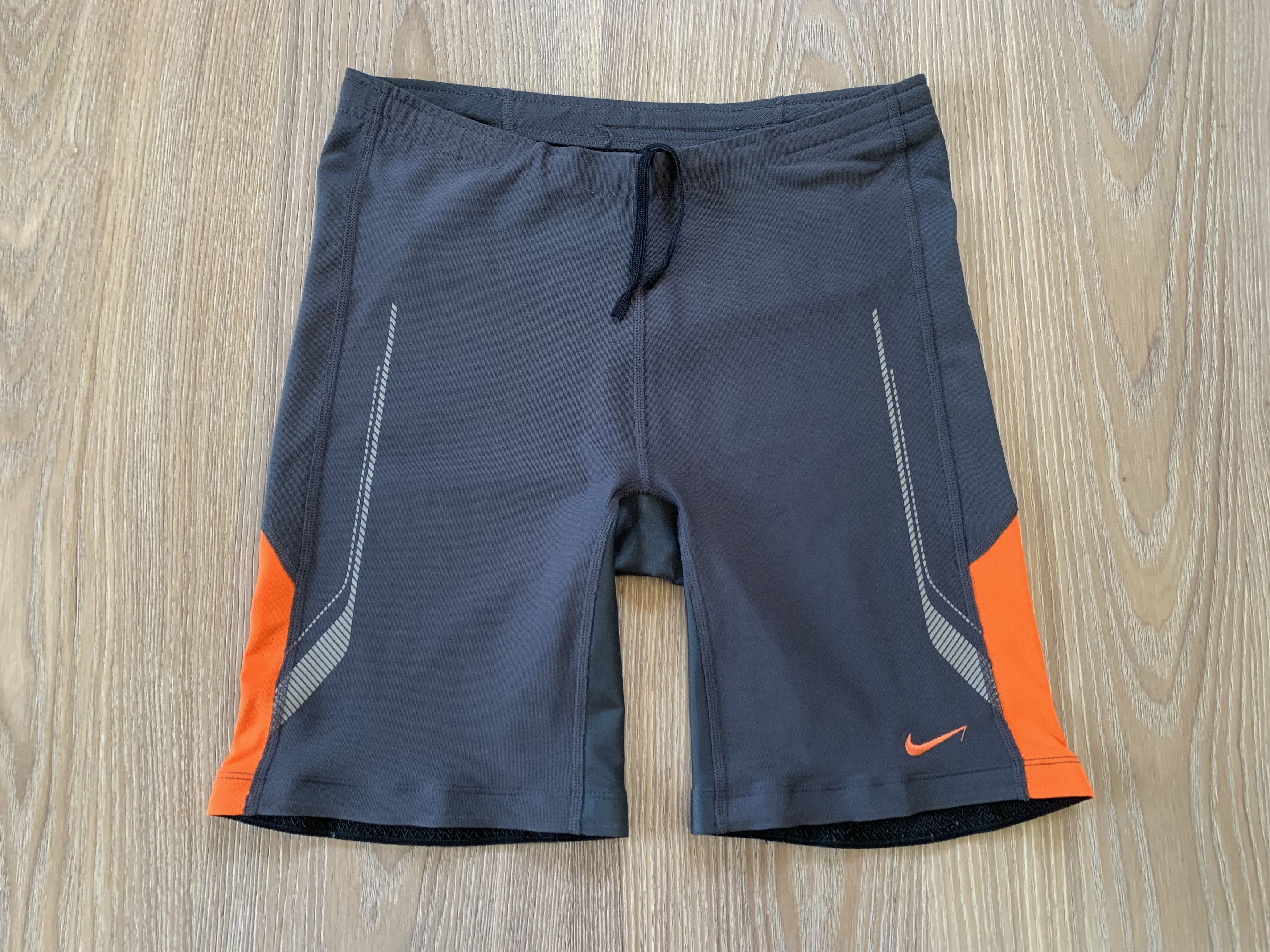 Nike Nike Mens Vintage Grey Running Shorts Size 31" - 2 Thumbnail