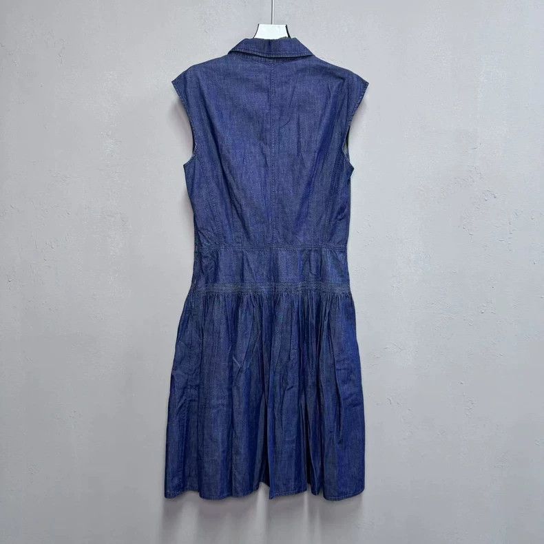 Prada Prada Sleeveless denim dress 2503-Nextarrow Size XS / US 0-2 / IT 36-38 - 2 Thumbnail