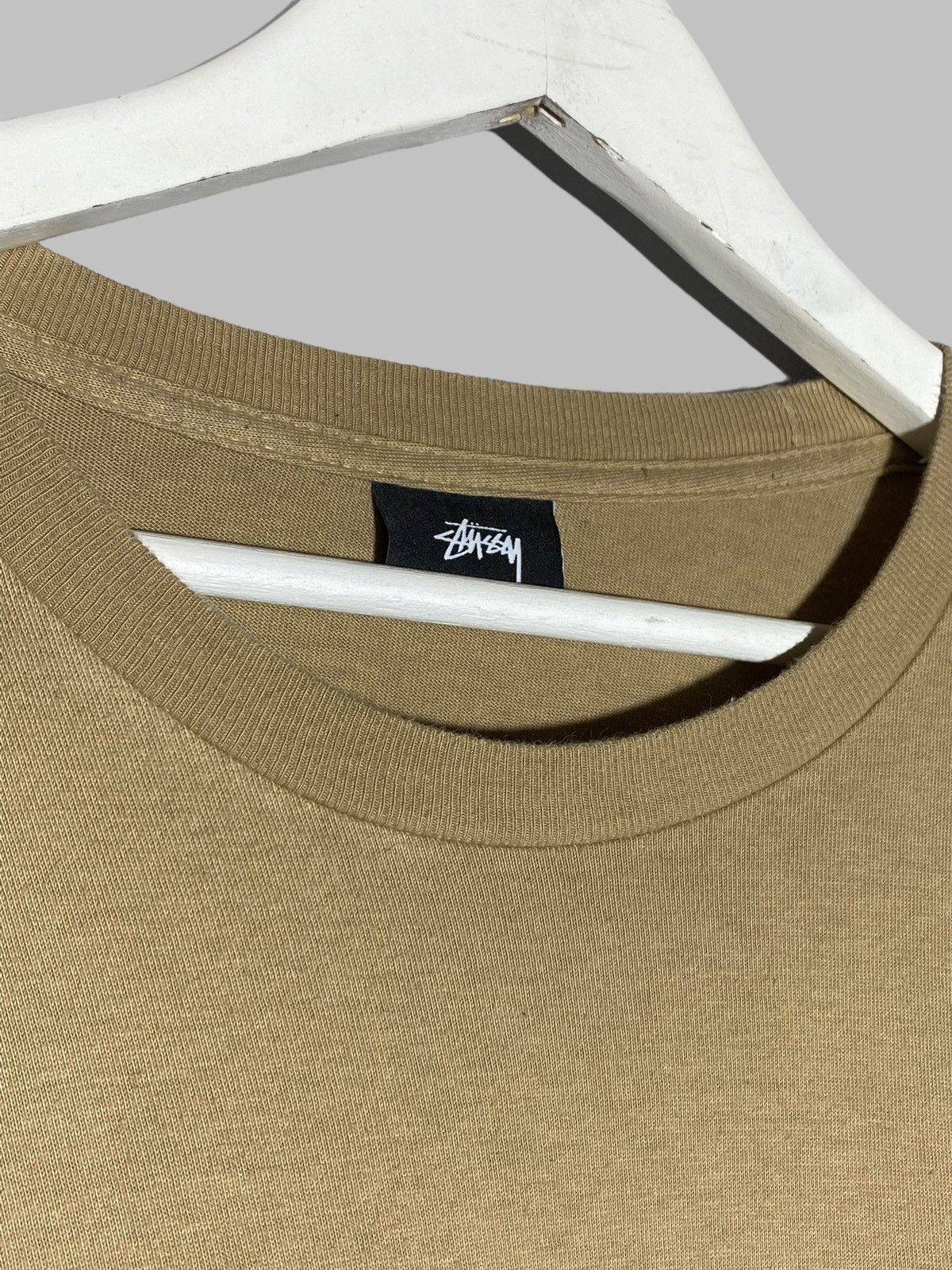Stussy 🔥 STUSSY BROWN BACK BIG LOGO STREETWEAR LONGSLEEVE T-SHIRT Size US L / EU 52-54 / 3 - 6 Thumbnail