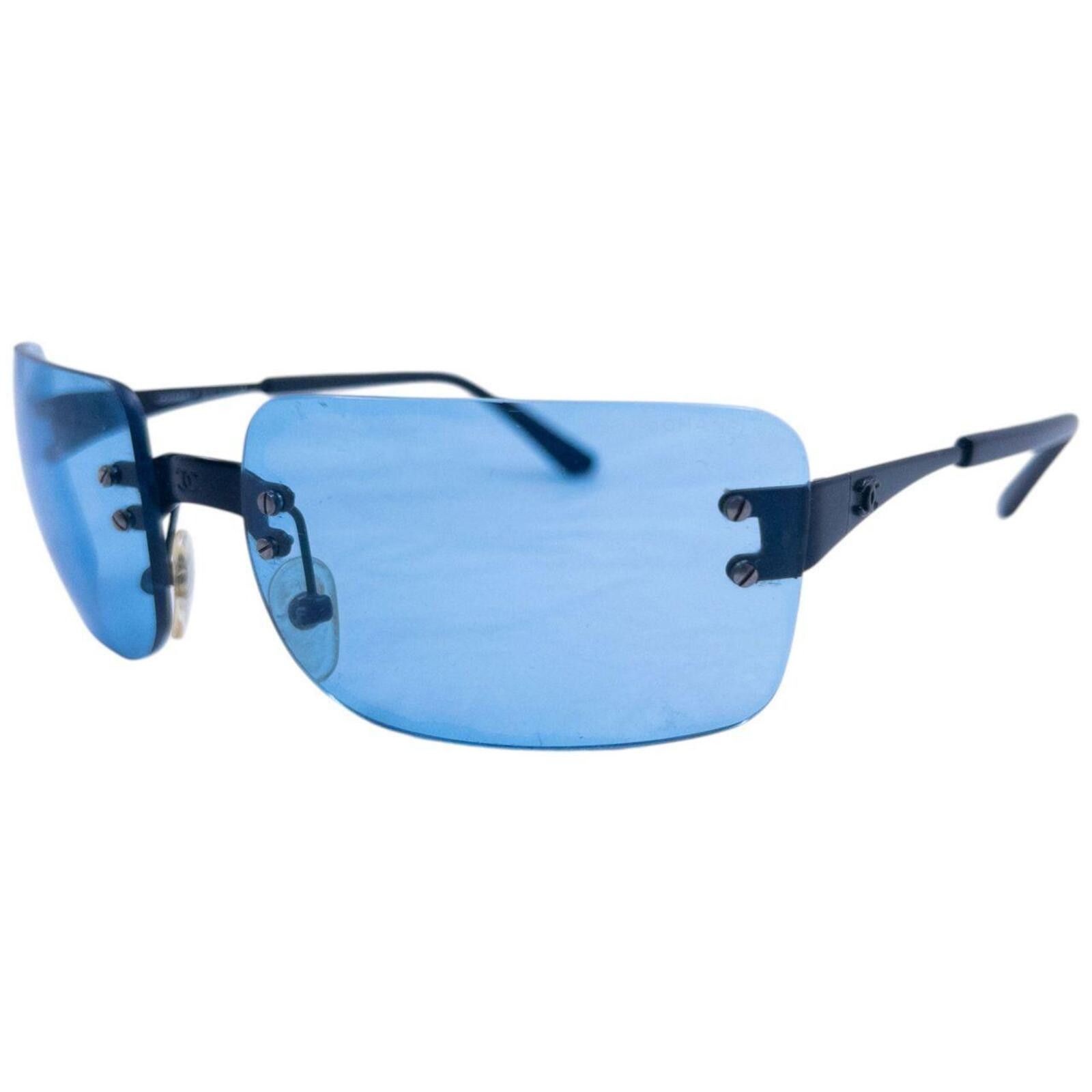 Chanel × Streetwear × Vintage CHANEL SS2000 Futuristic Rimless 