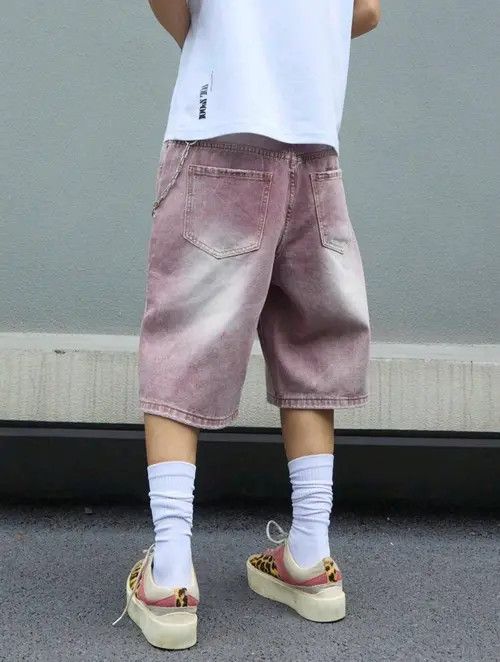 Jean Kitazawa x Fuji Faded Purple Jorts Jeans sh Size US 37 - 2 Thumbnail