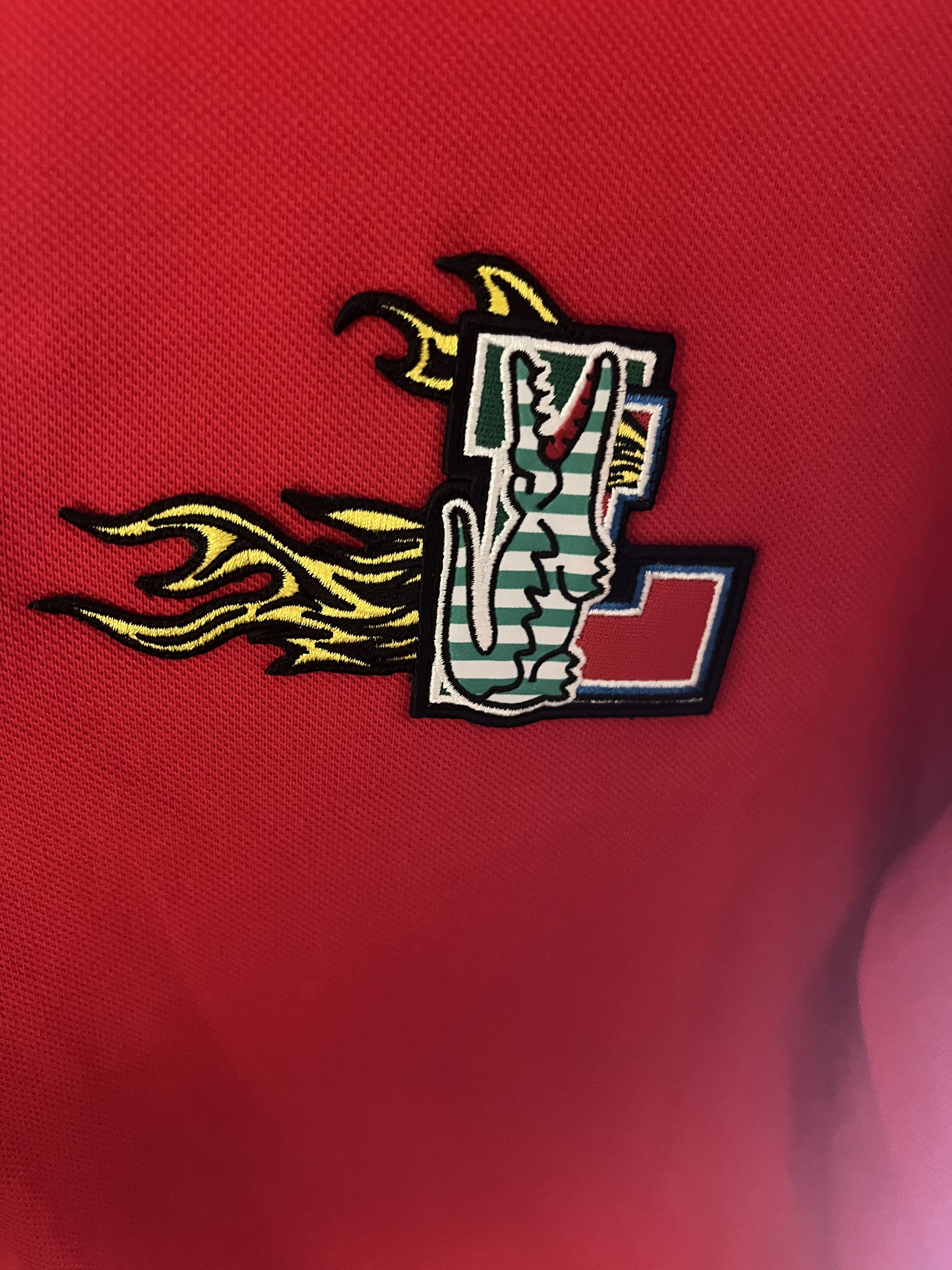 Lacoste LACOSTE Contrast Placket And Crocodile Badge Polo Shirt Size US L / EU 52-54 / 3 - 2 Thumbnail