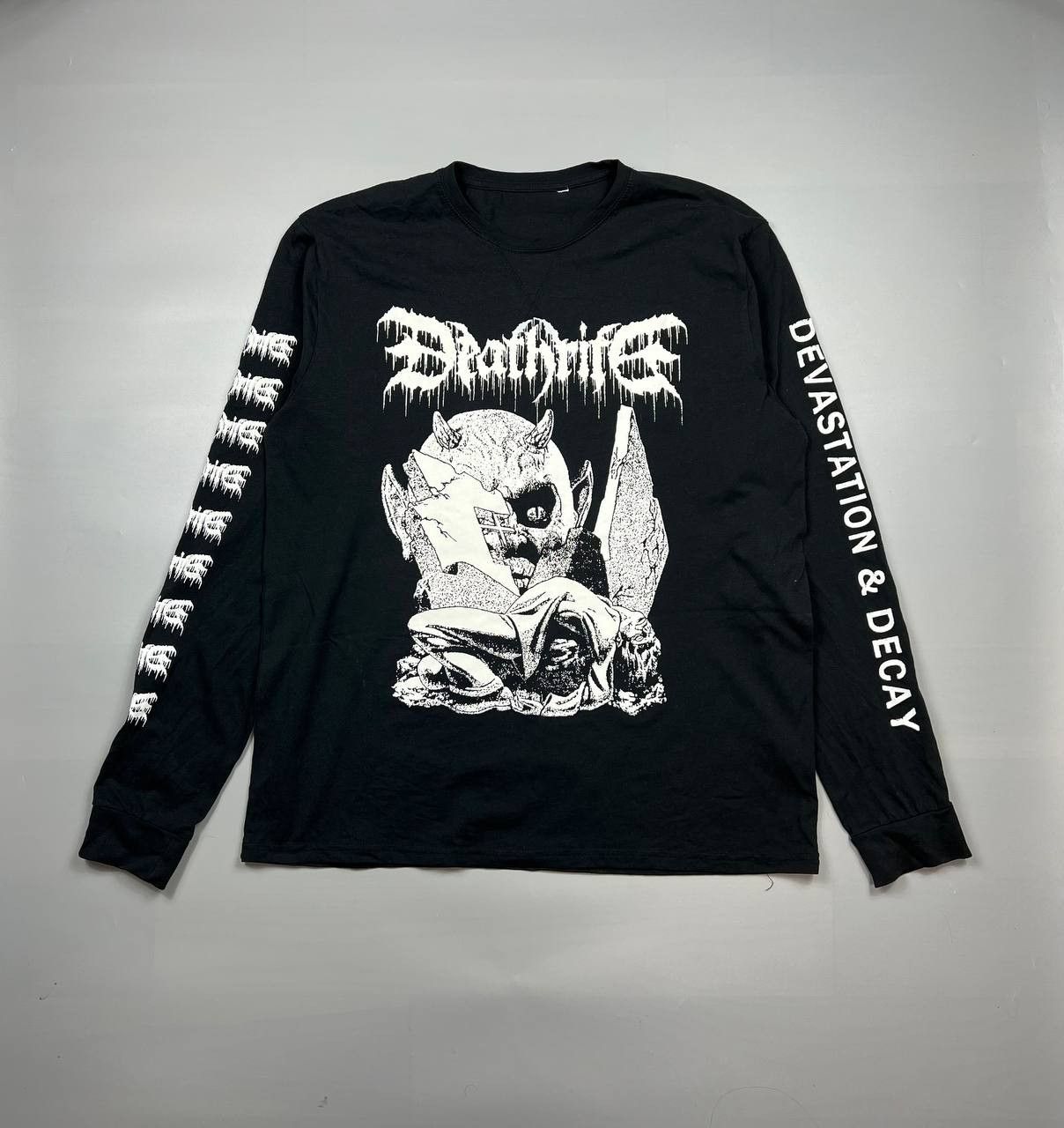 Band Tees Bolt Thrower-Devastation Decay Long Sleeve Death Metal Size US XL / EU 56 / 4 - 1 Thumbnail