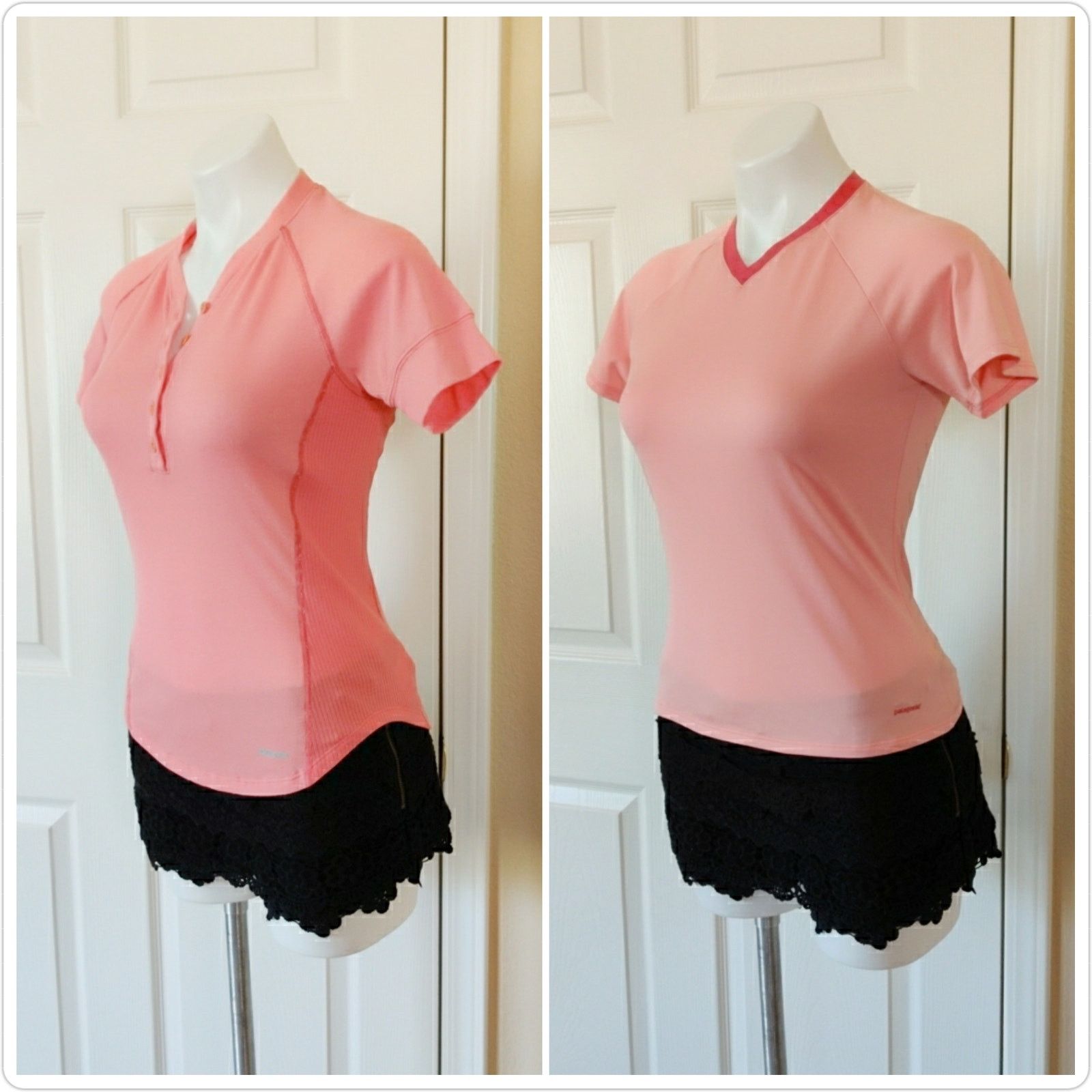 Patagonia Pair of Patagonia coral short sleeve tees sz XS Size XS / US 0-2 / IT 36-38 - 2 Thumbnail