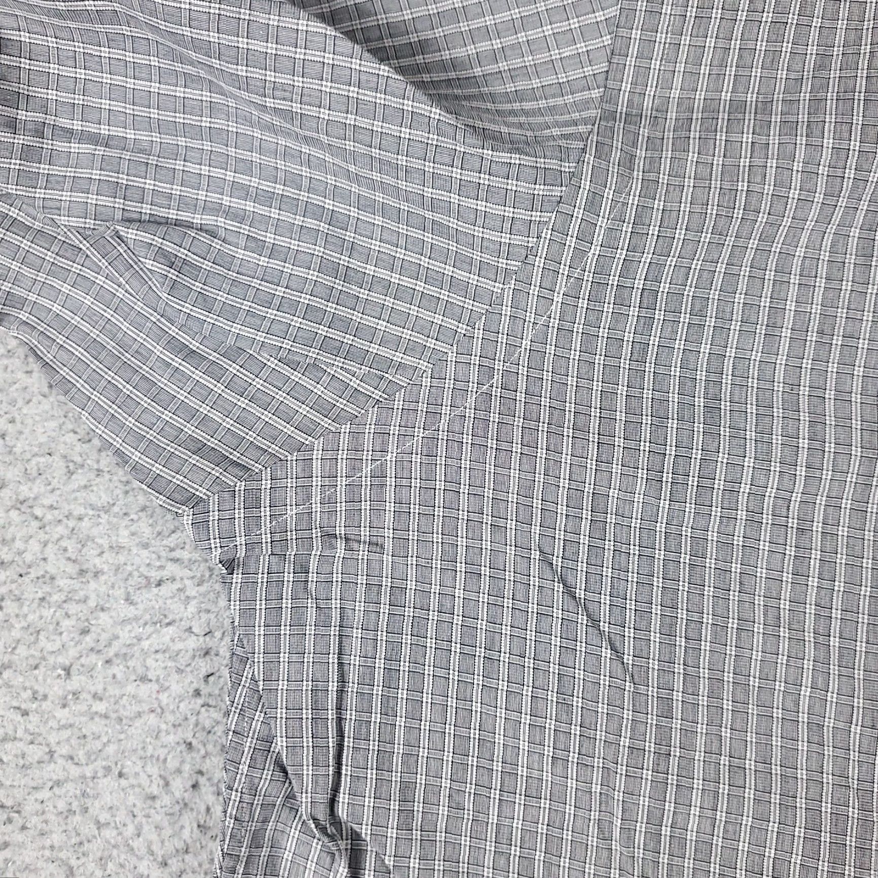 Ralph Lauren Ralph Lauren Shirt Mens 16 Gray Plaid Dress Button Up Long Sleeve - Regular Fit, Non-Iron, Pockets, 100% Cotton, Classic American Style Size 42R - 3 Thumbnail