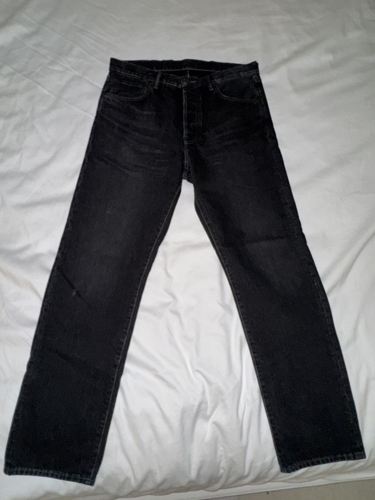 Acne Studios Acne Studios 1996 Black Vintage Jeans Size US 33 - 1 Thumbnail
