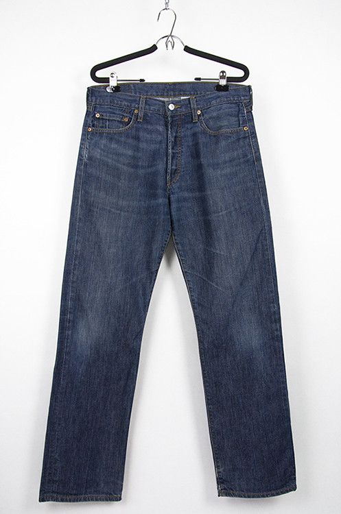 Levi's Levi’s 501 Original Straight Leg Jeans Blue (34x32) Size US 34 / EU 50 - 2 Thumbnail