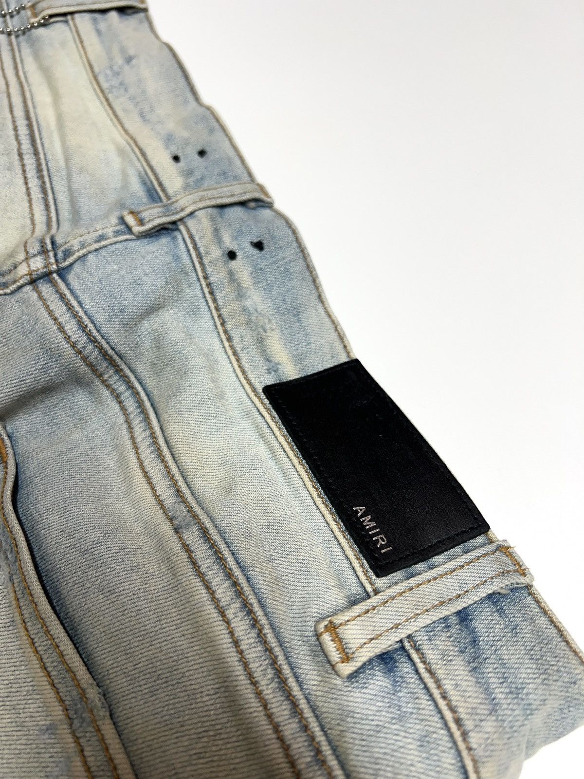 Amiri Art patch jean rn150712 Size US 32 / EU 48 - 12 Thumbnail