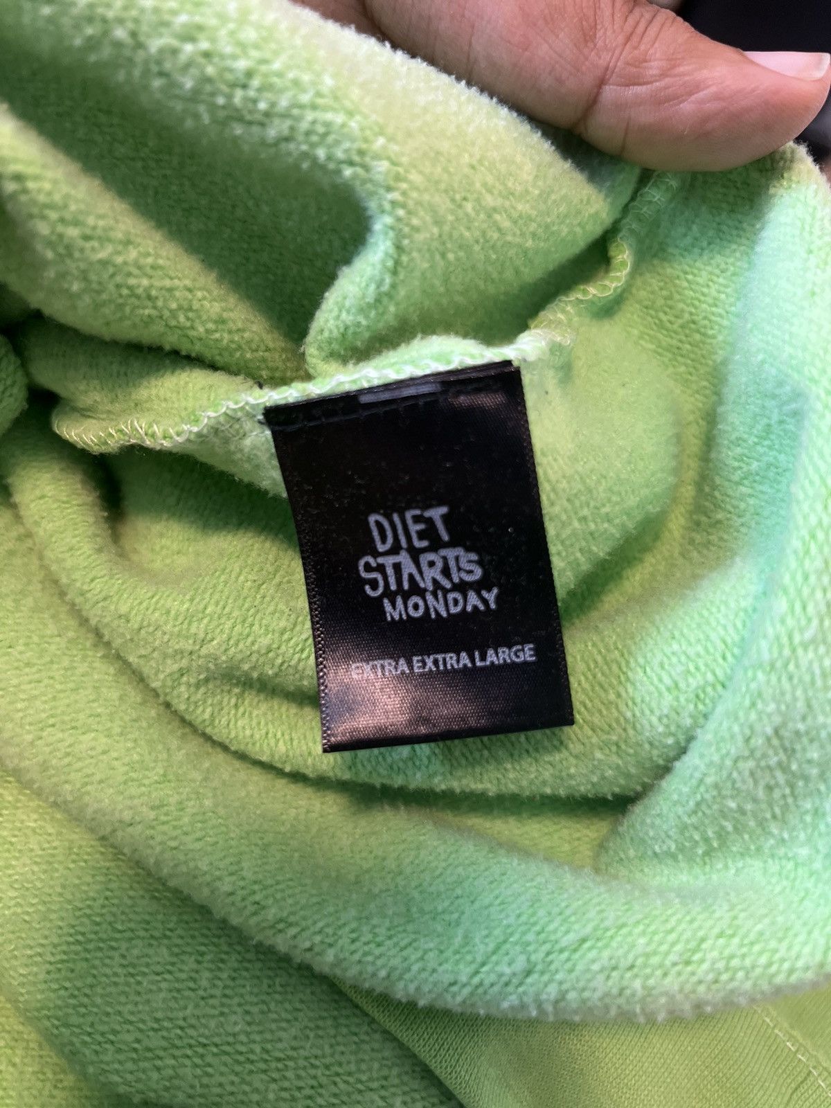 Diet Starts Monday Diet Starts Monday Lime Green Volt Hoodie Size US XXL / EU 58 / 5 - 5 Thumbnail