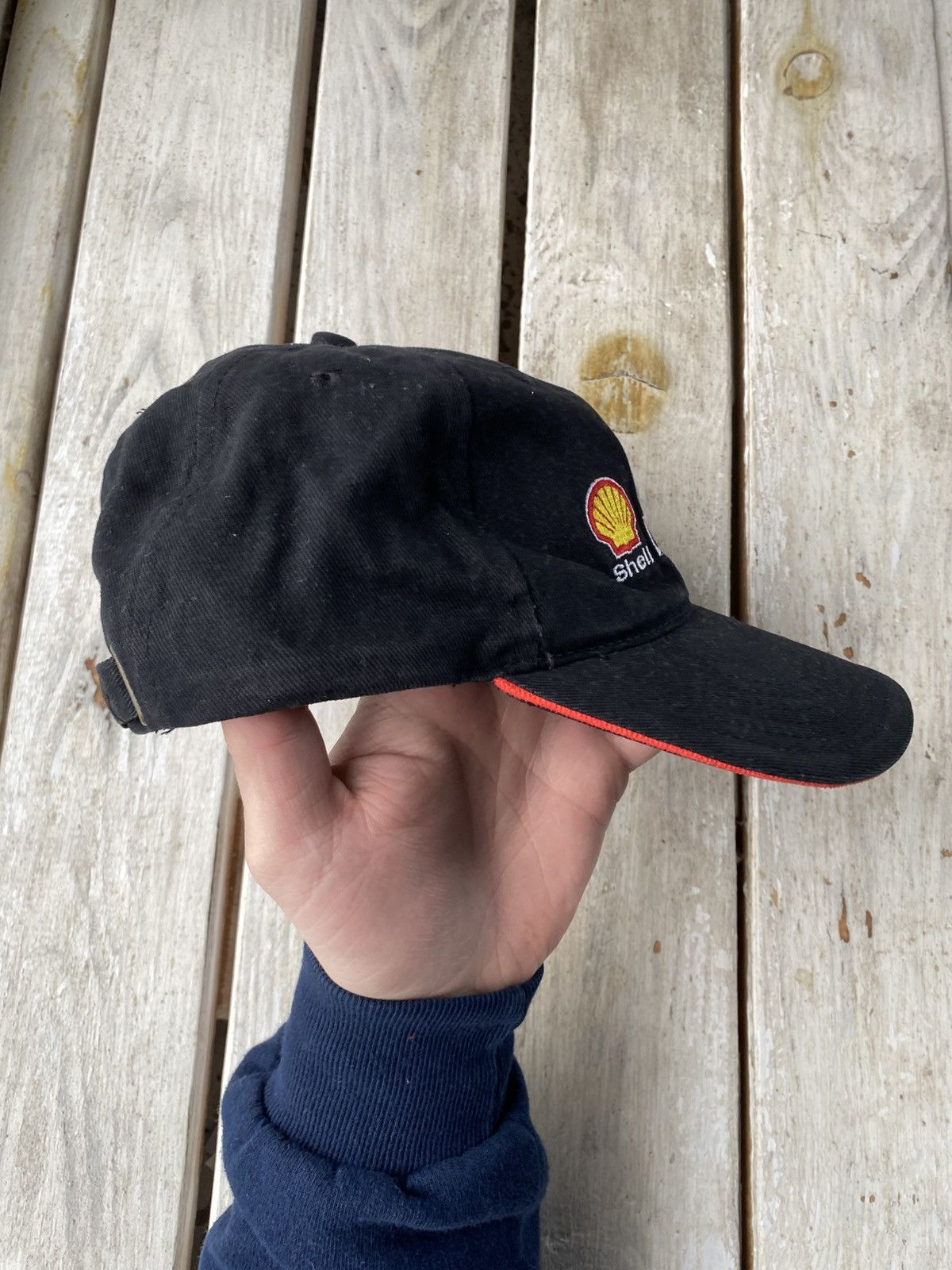 Vintage Vintage 90s Formula 1 Racing Shell Lubricants Ferrari cap Size ONE SIZE - 4 Thumbnail