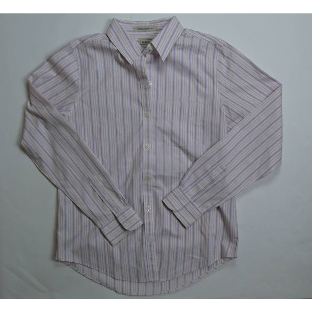 L.L. Bean LL BEAN wrinkle resistant button-down shirt, XS, NEW, pink Size XS / US 0-2 / IT 36-38 - 1 Thumbnail