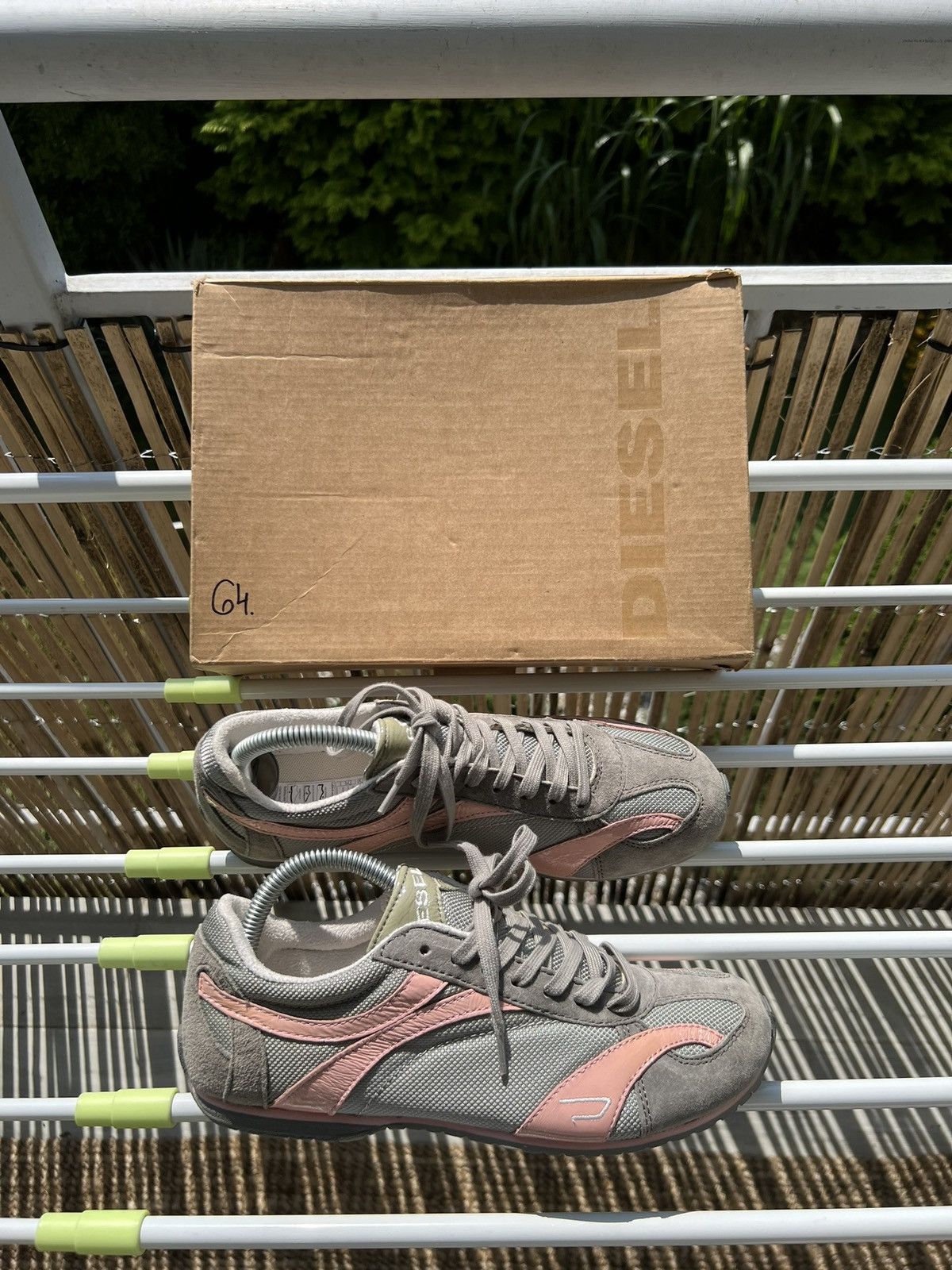 Vintage Y2K Diesel Avantgarde moto racing archive shoes US9