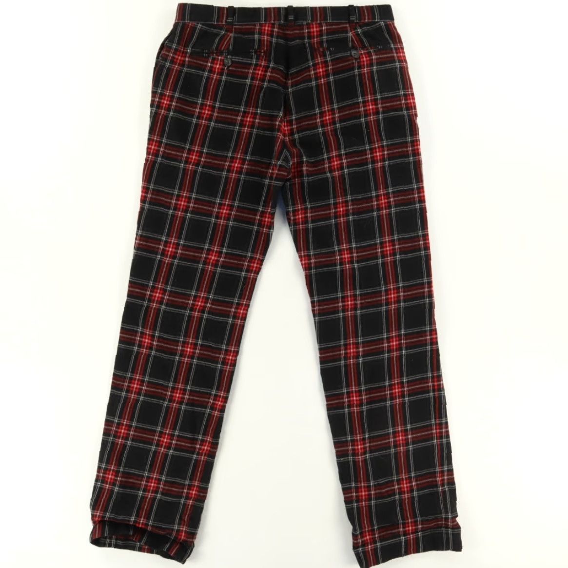 Club Monaco Club Monaco Wool Tweed Chino Pants Black Plaid Men's 33 Size US 33 - 4 Thumbnail